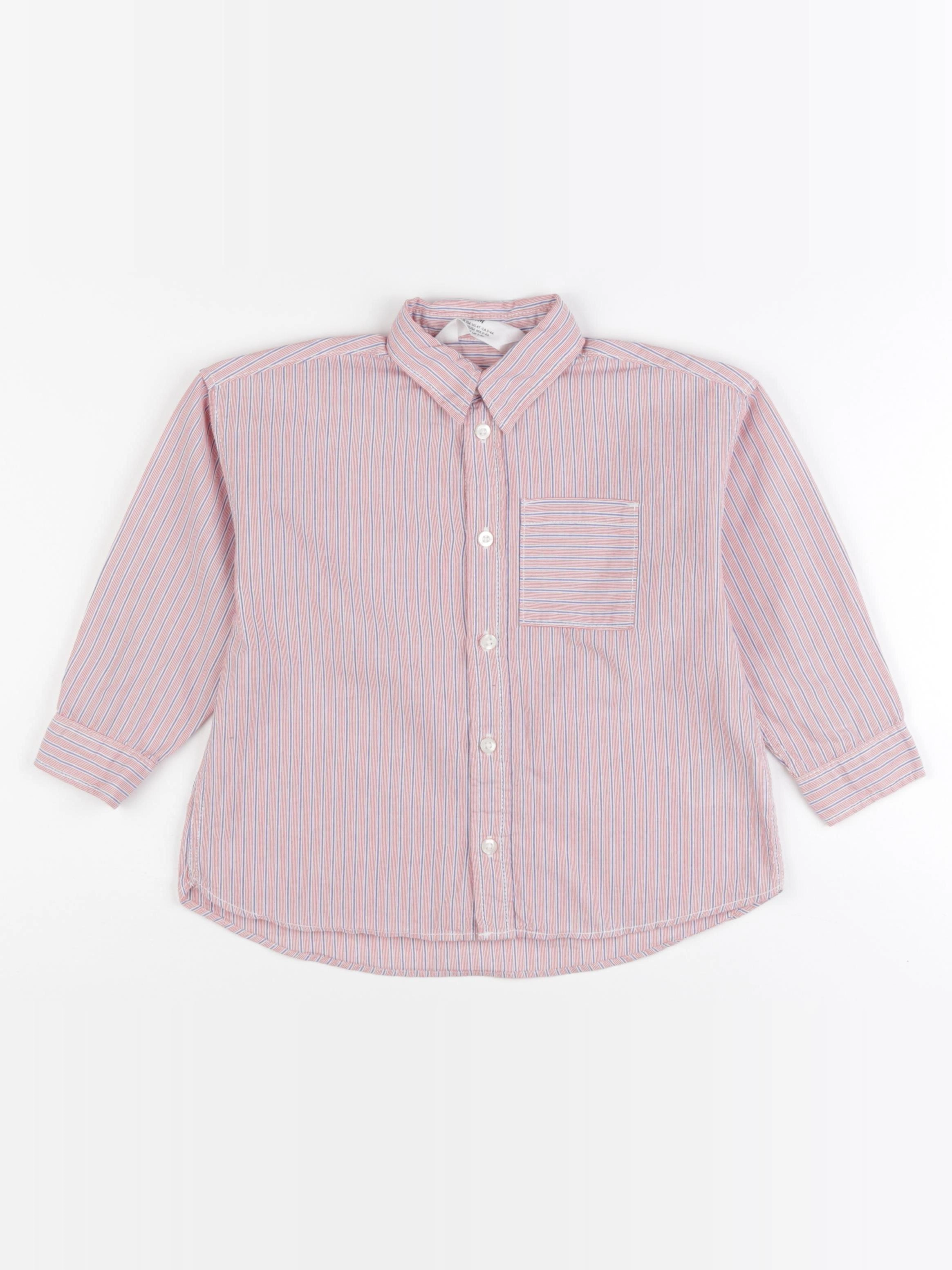 H&M - chemise rouge - 3/4 ans