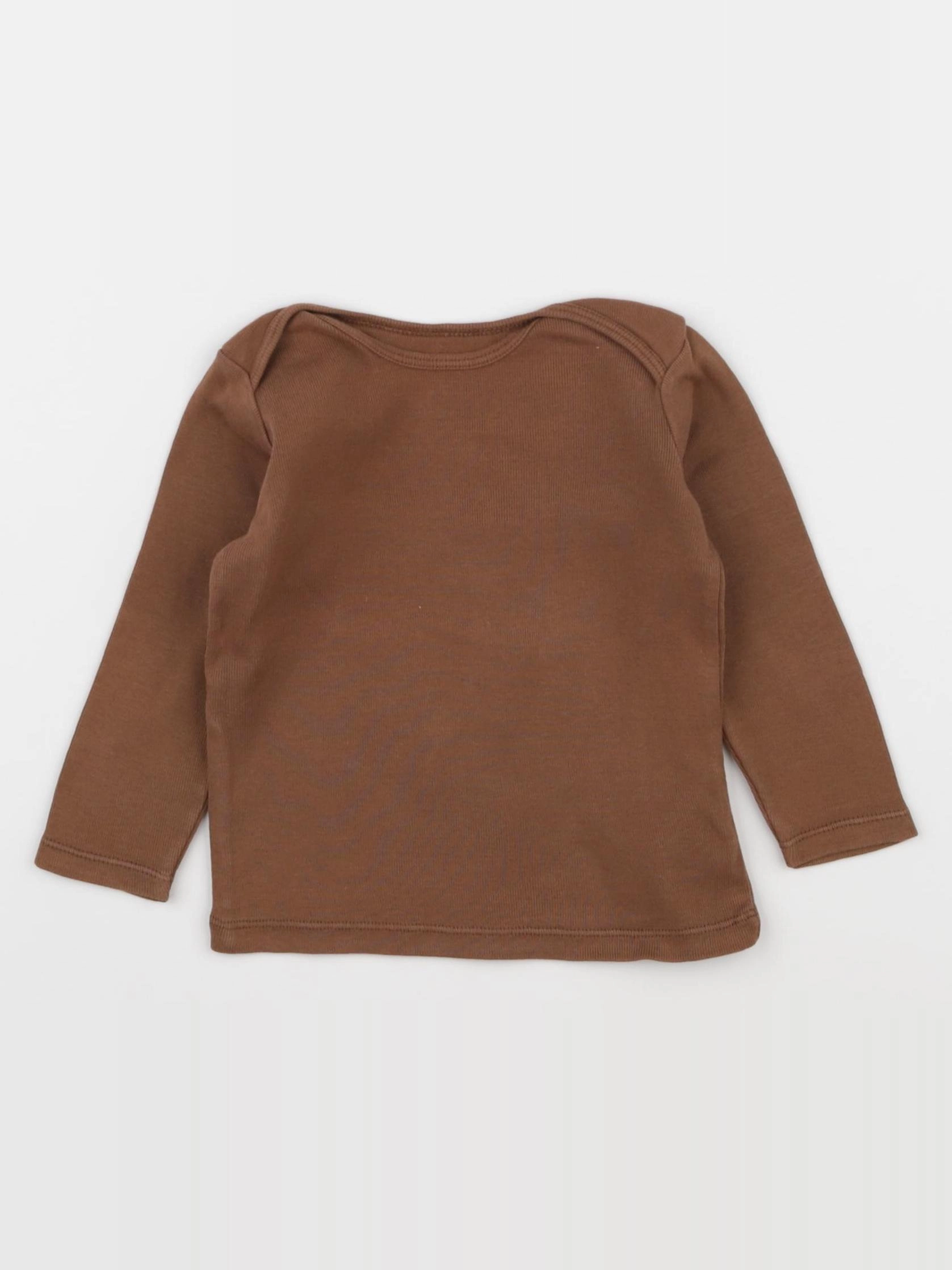 Bonton - maillot de corps marron - 12 mois