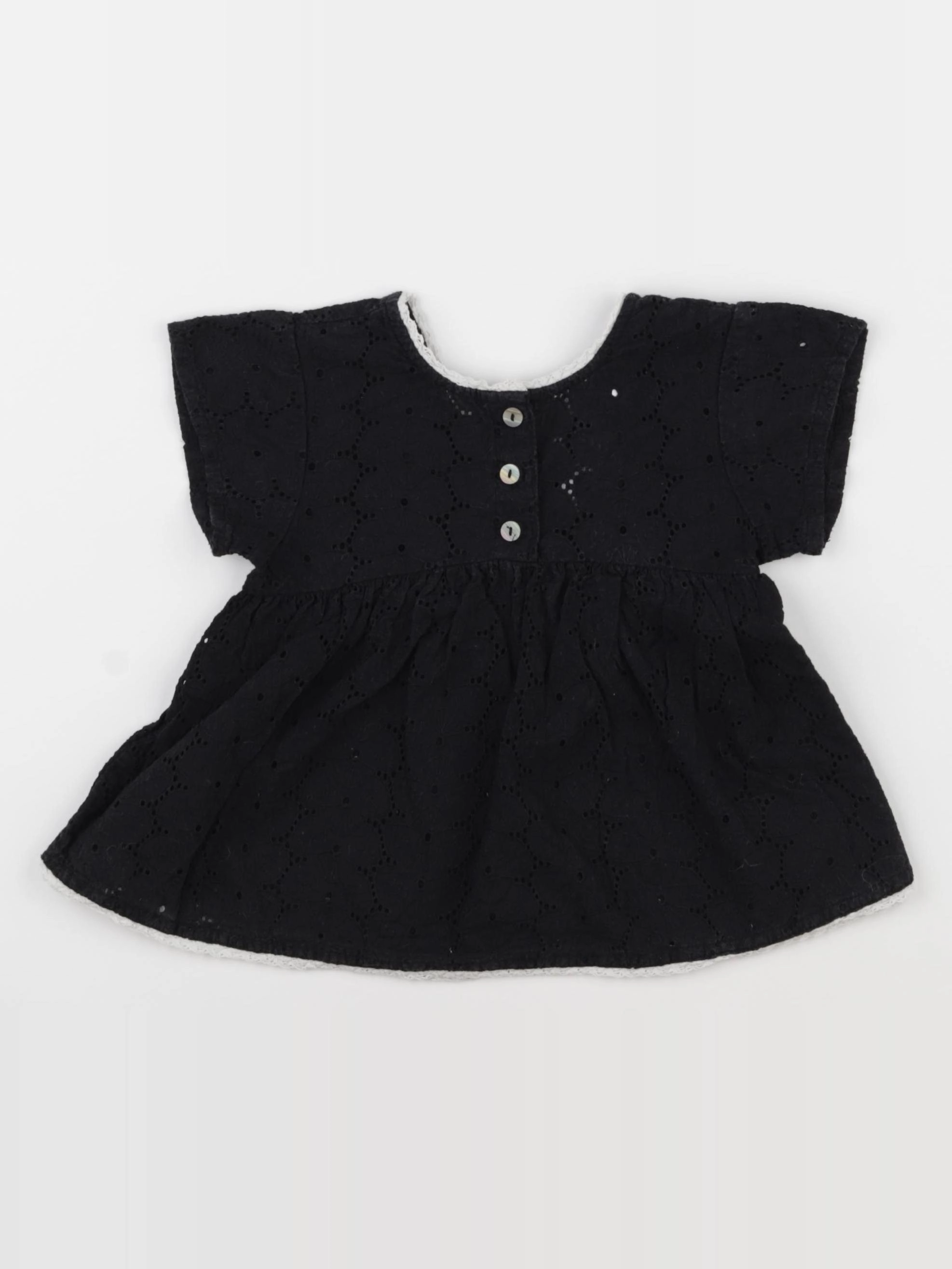 Zara - blouse noir - 3/4 ans