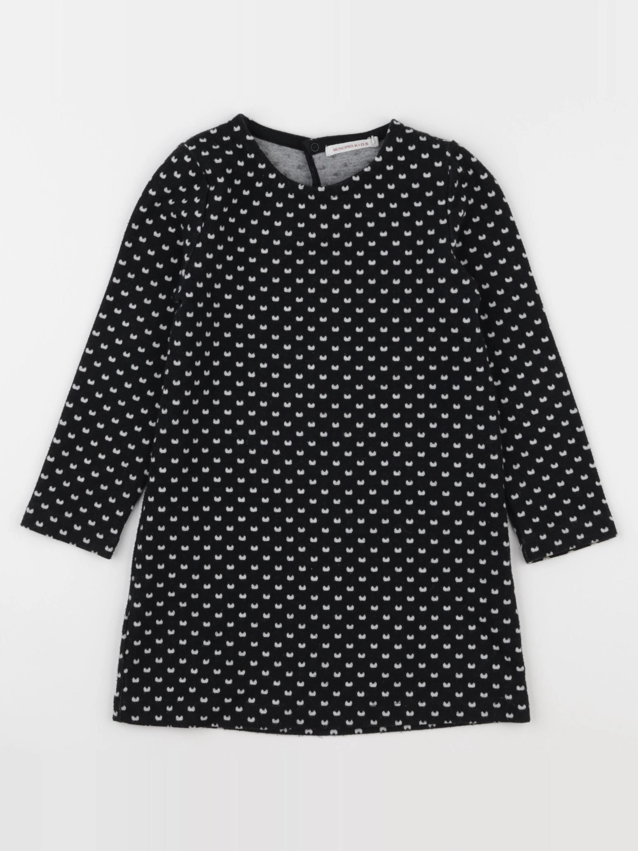 Monoprix - robe noir - 4 ans