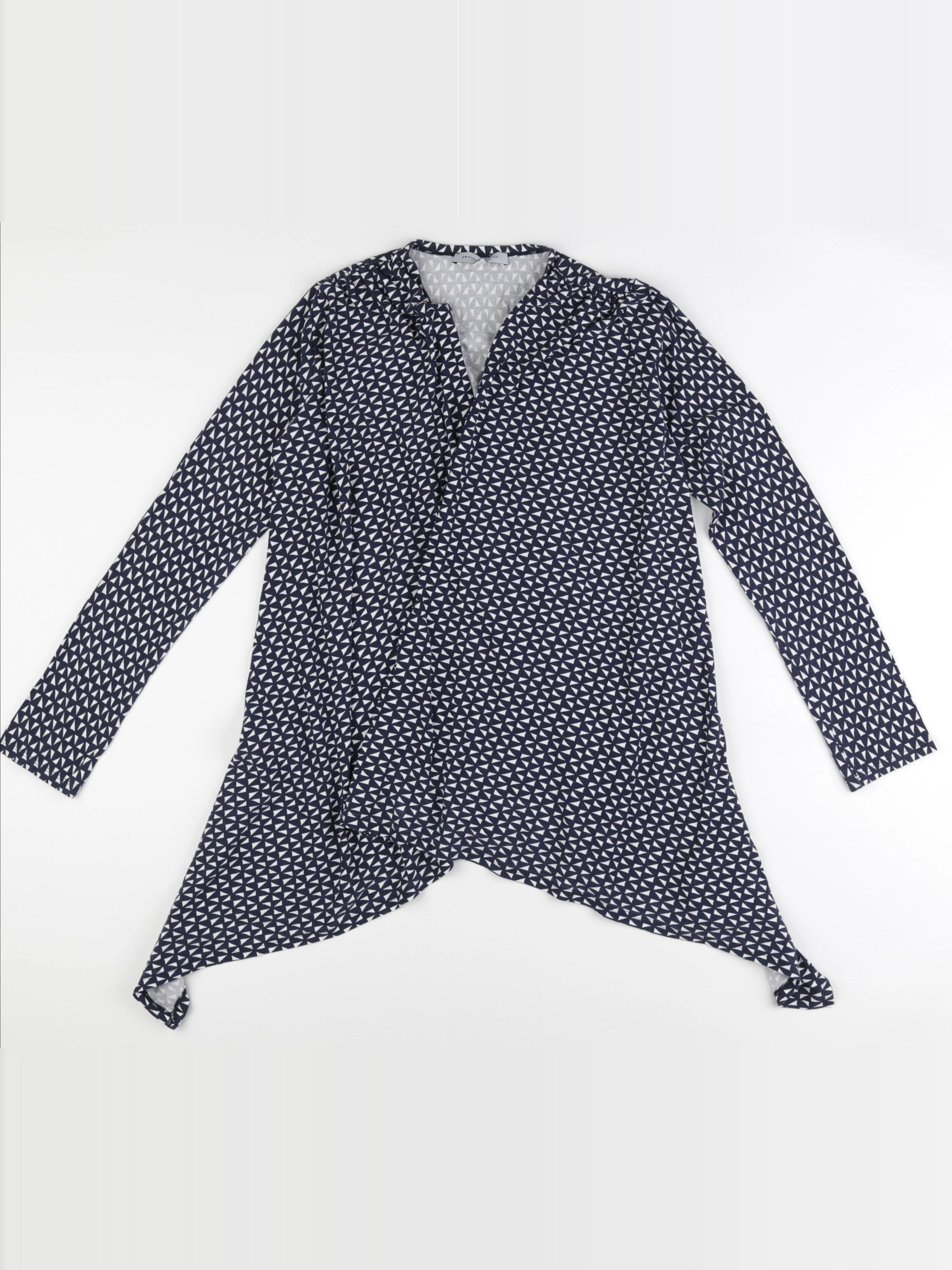 Envie de fraise - gilet grossesse bleu - 36 à 38