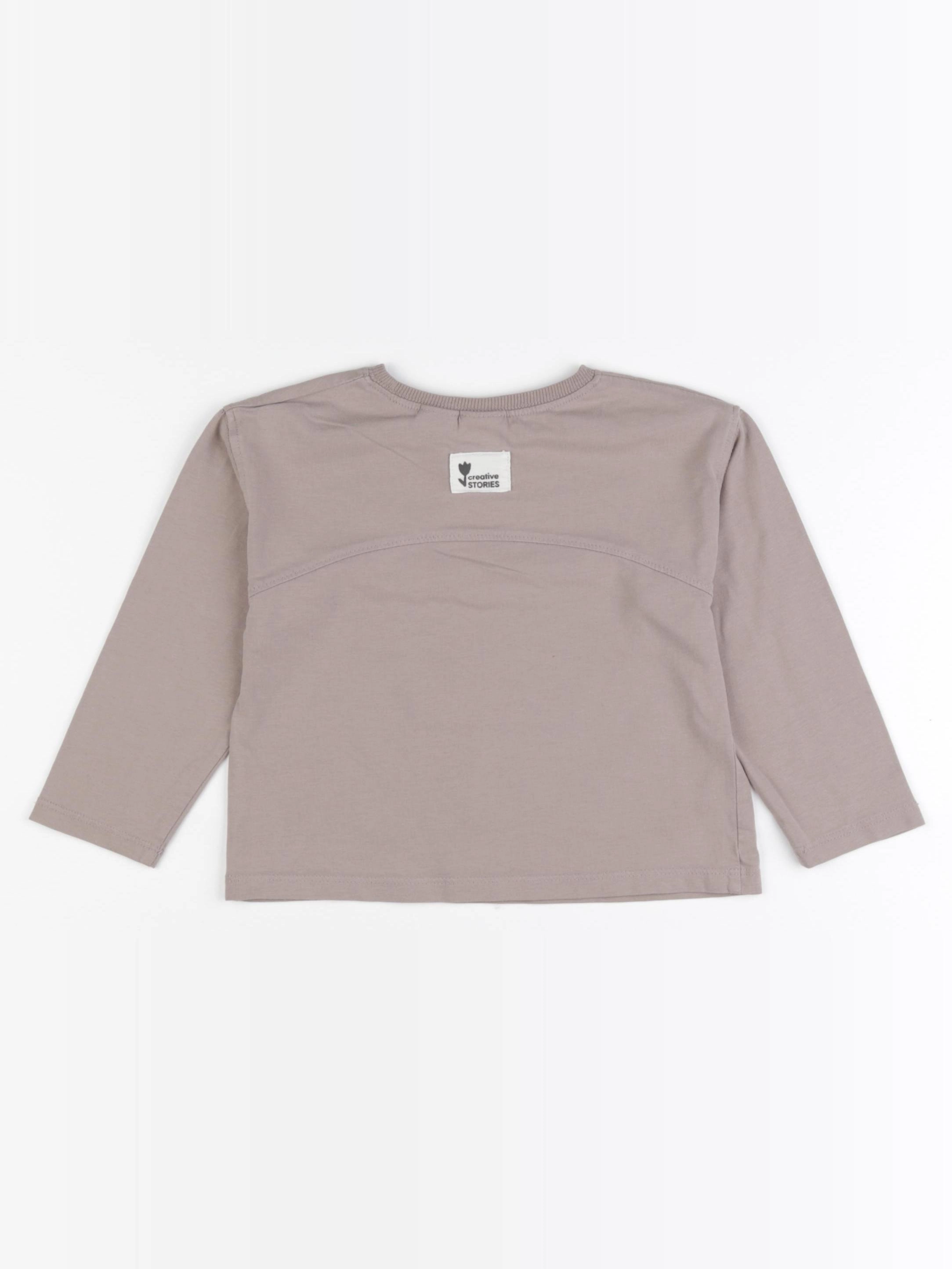 Zara - tee-shirt marron - 3 ans