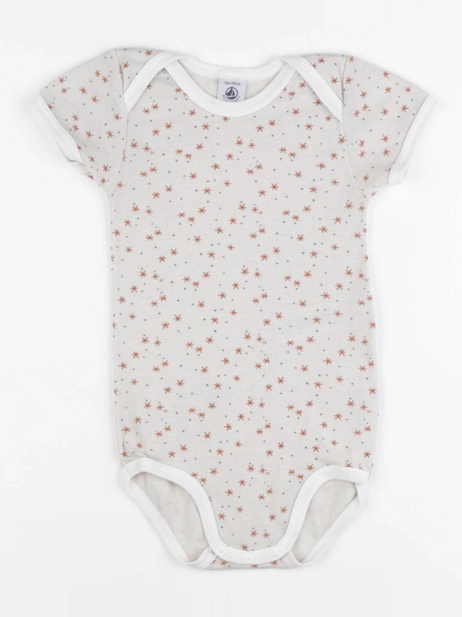 Petit Bateau - body beige - 3 ans