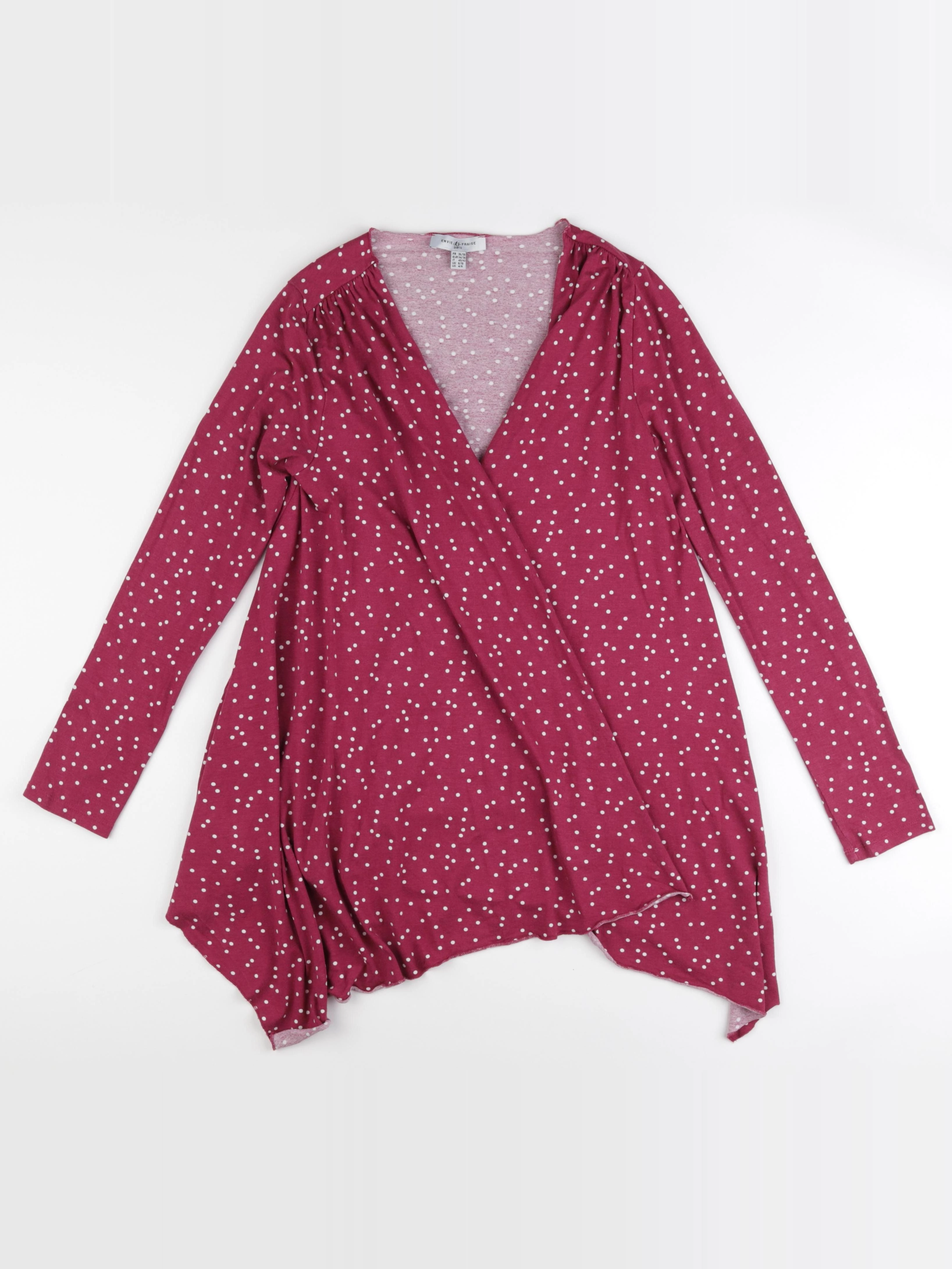 Envie de fraise - gilet grossesse rose - 36 à 38