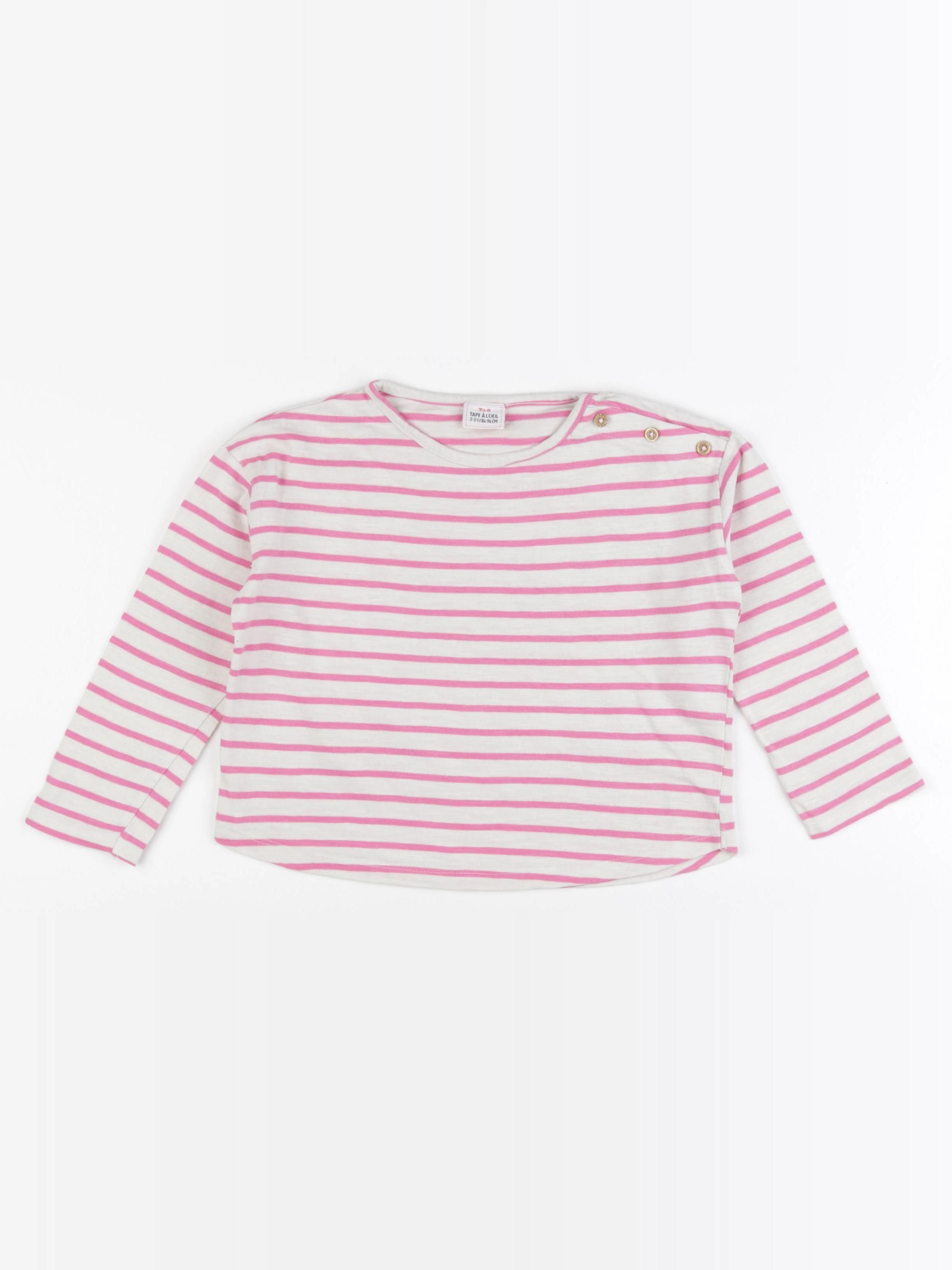 Tape à l'oeil - tee-shirt rose - 2/3 ans