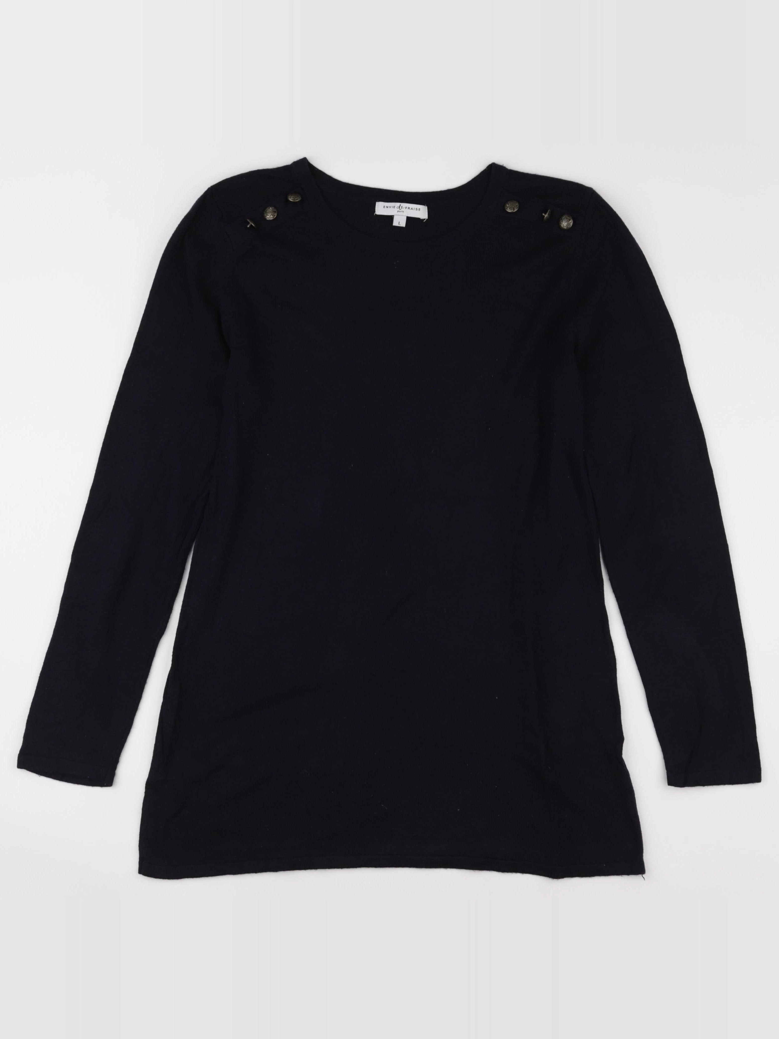 Envie de fraise - pull allaitement, grossesse bleu - l