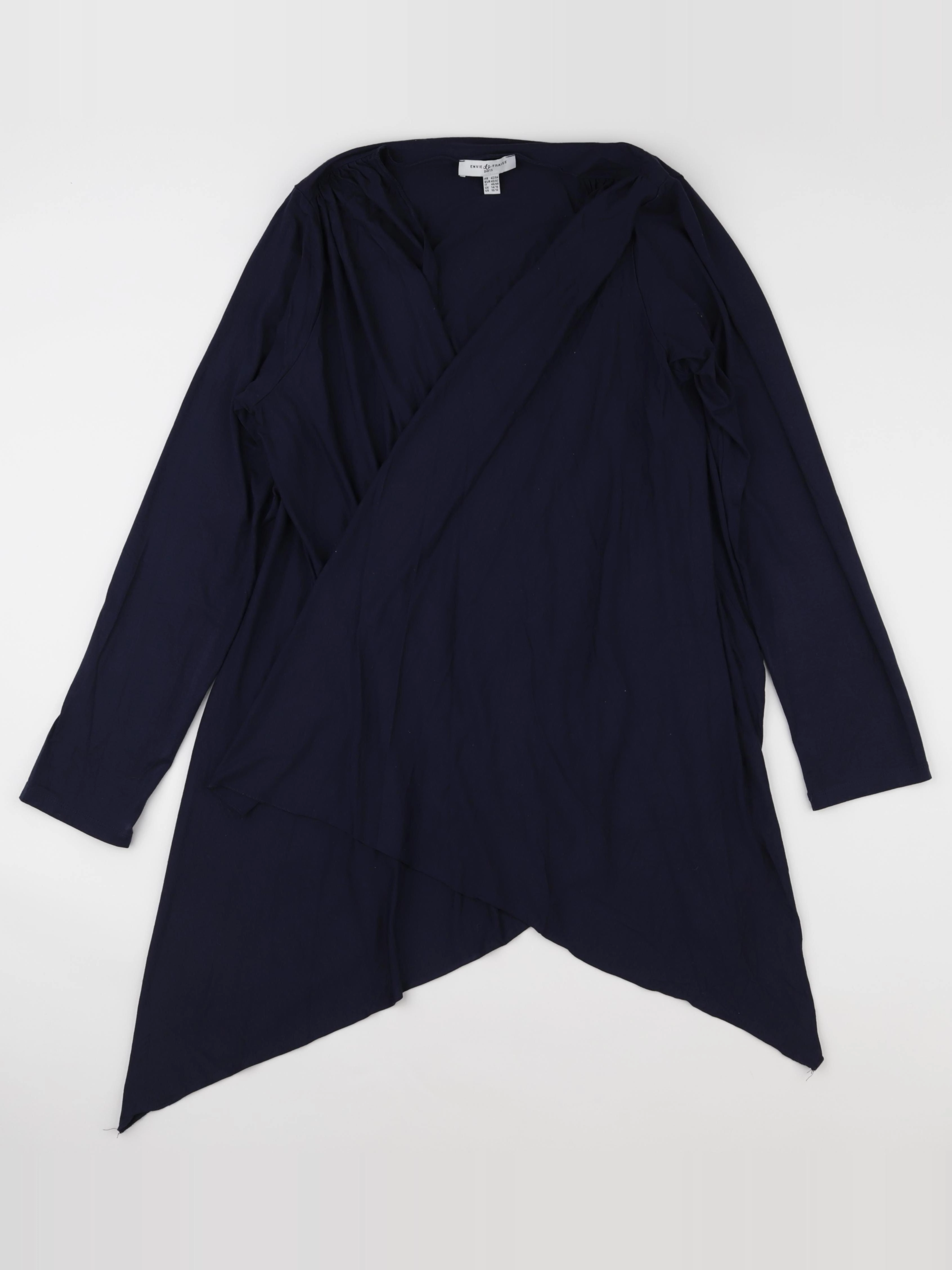 Envie de fraise - gilet grossesse bleu - 42 à 44