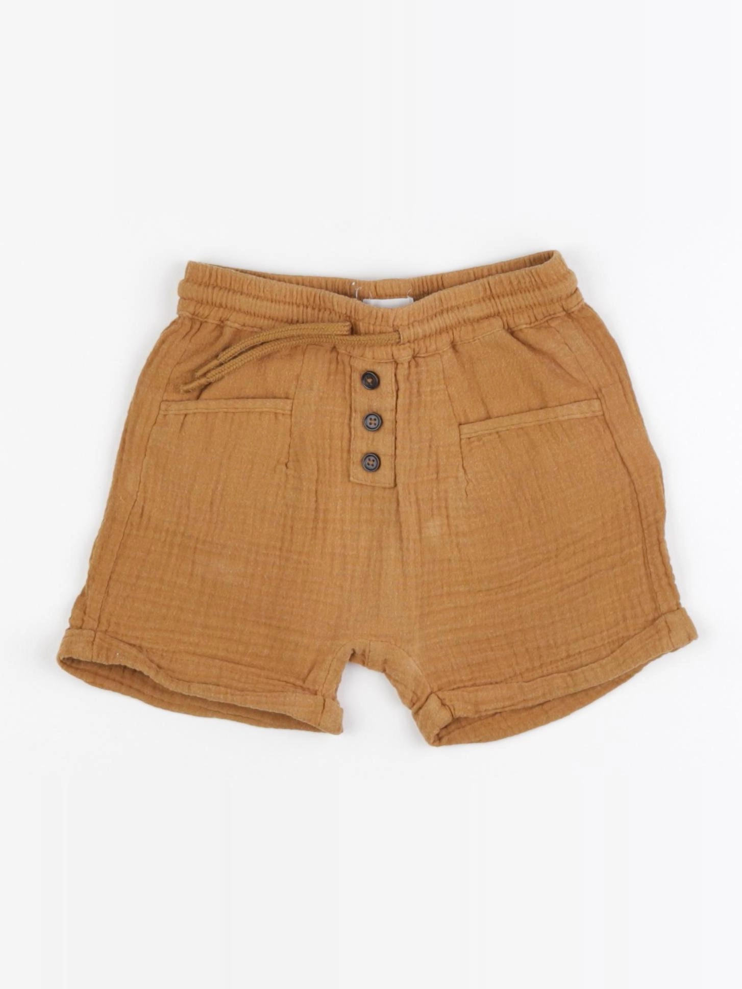Vertbaudet - short marron - 18 mois