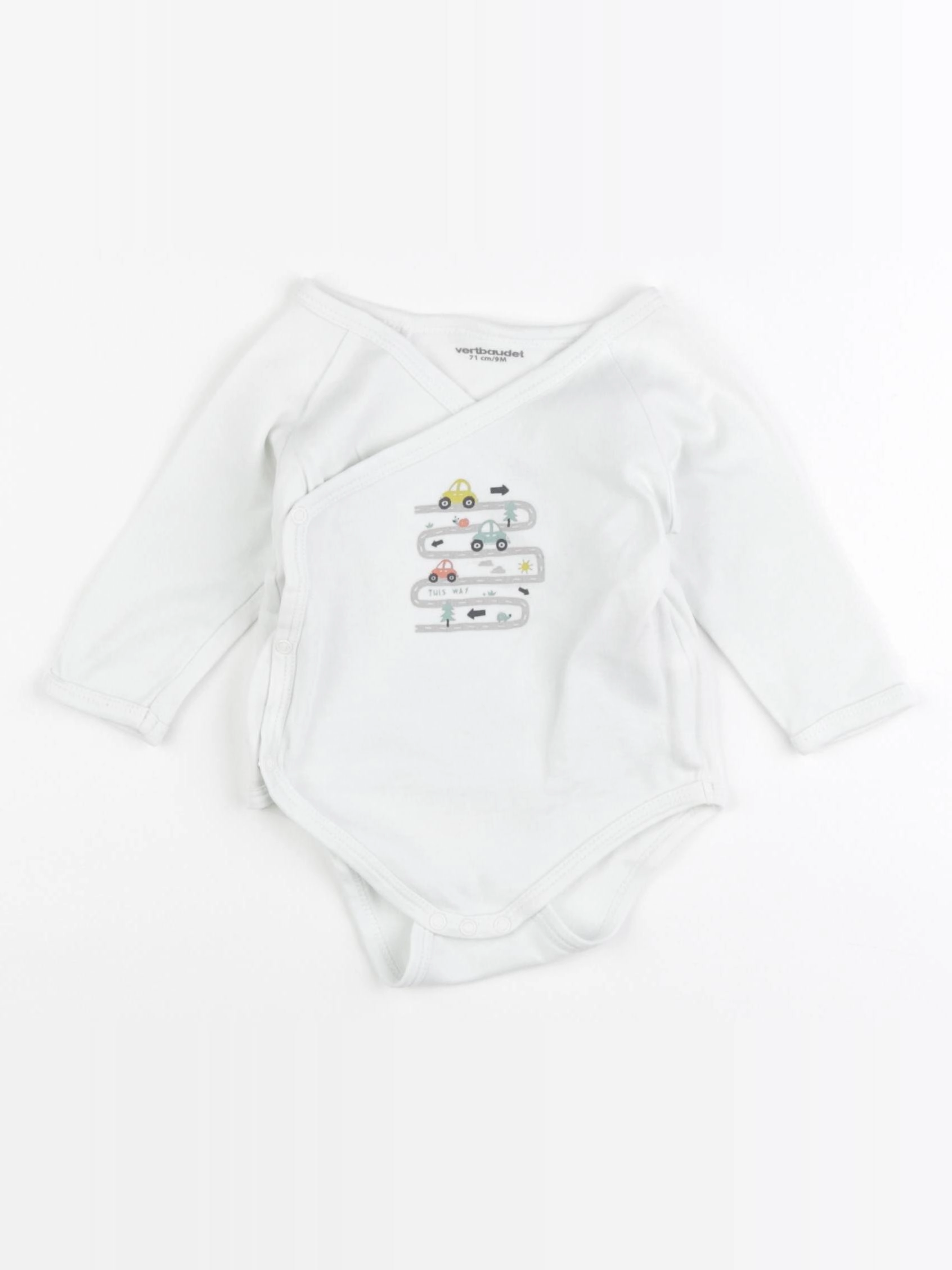 Vertbaudet - body blanc - 9 mois