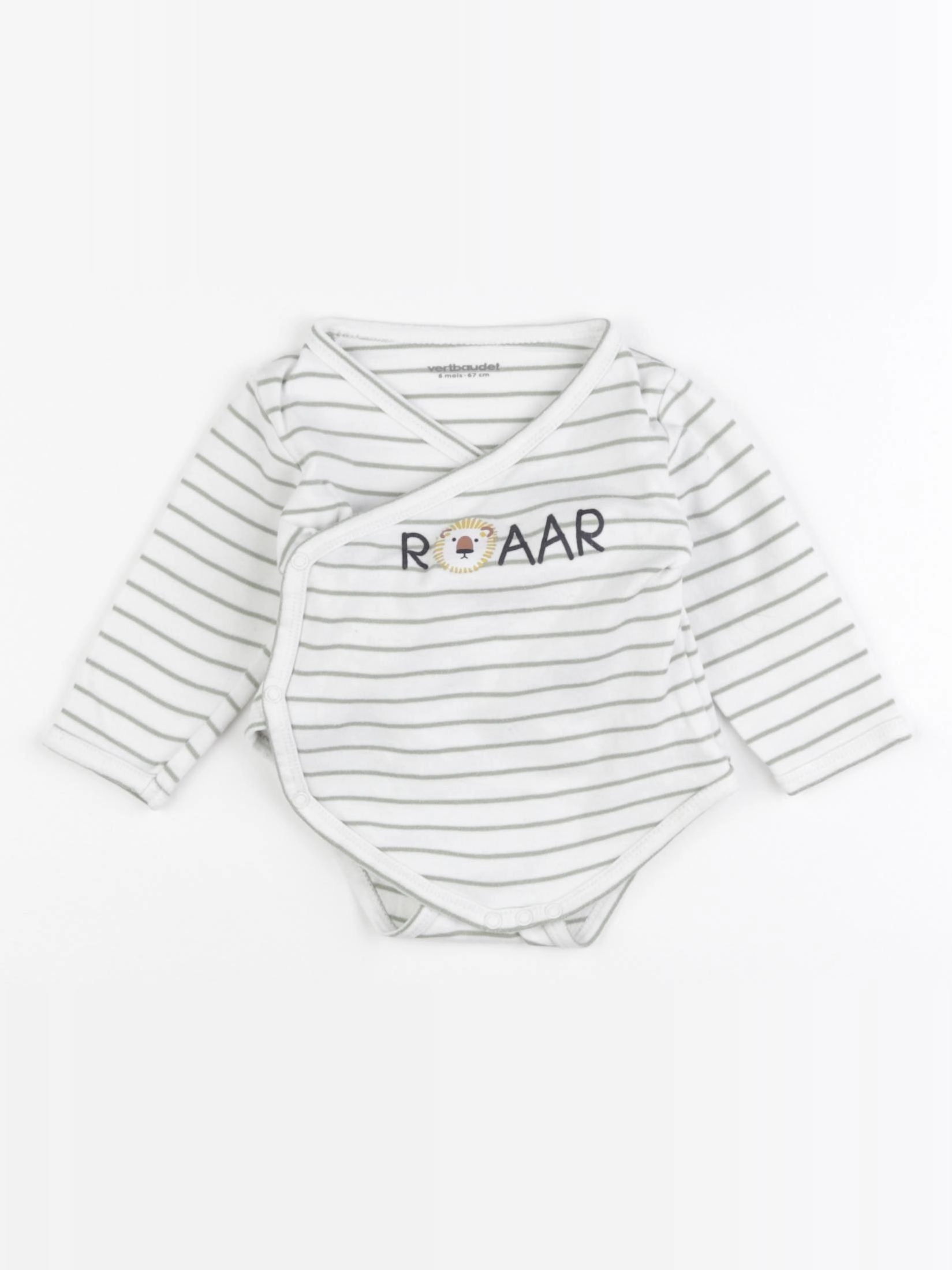 Vertbaudet - body vert - 6 mois
