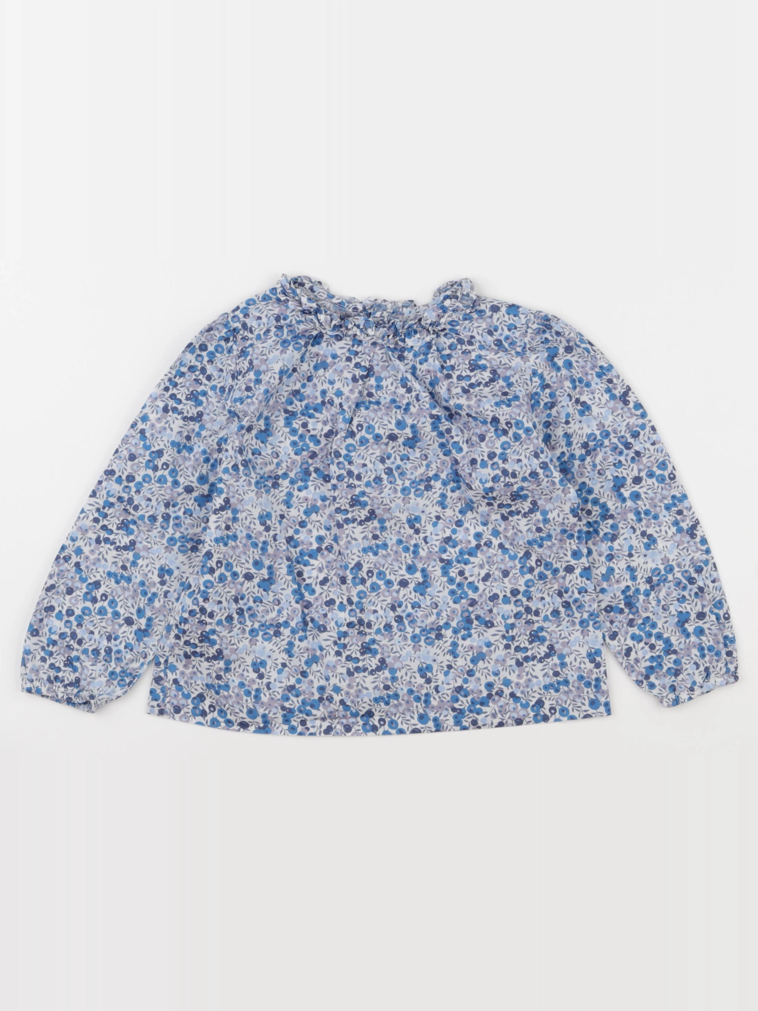 Jacadi - blouse liberty bleu - 4 ans