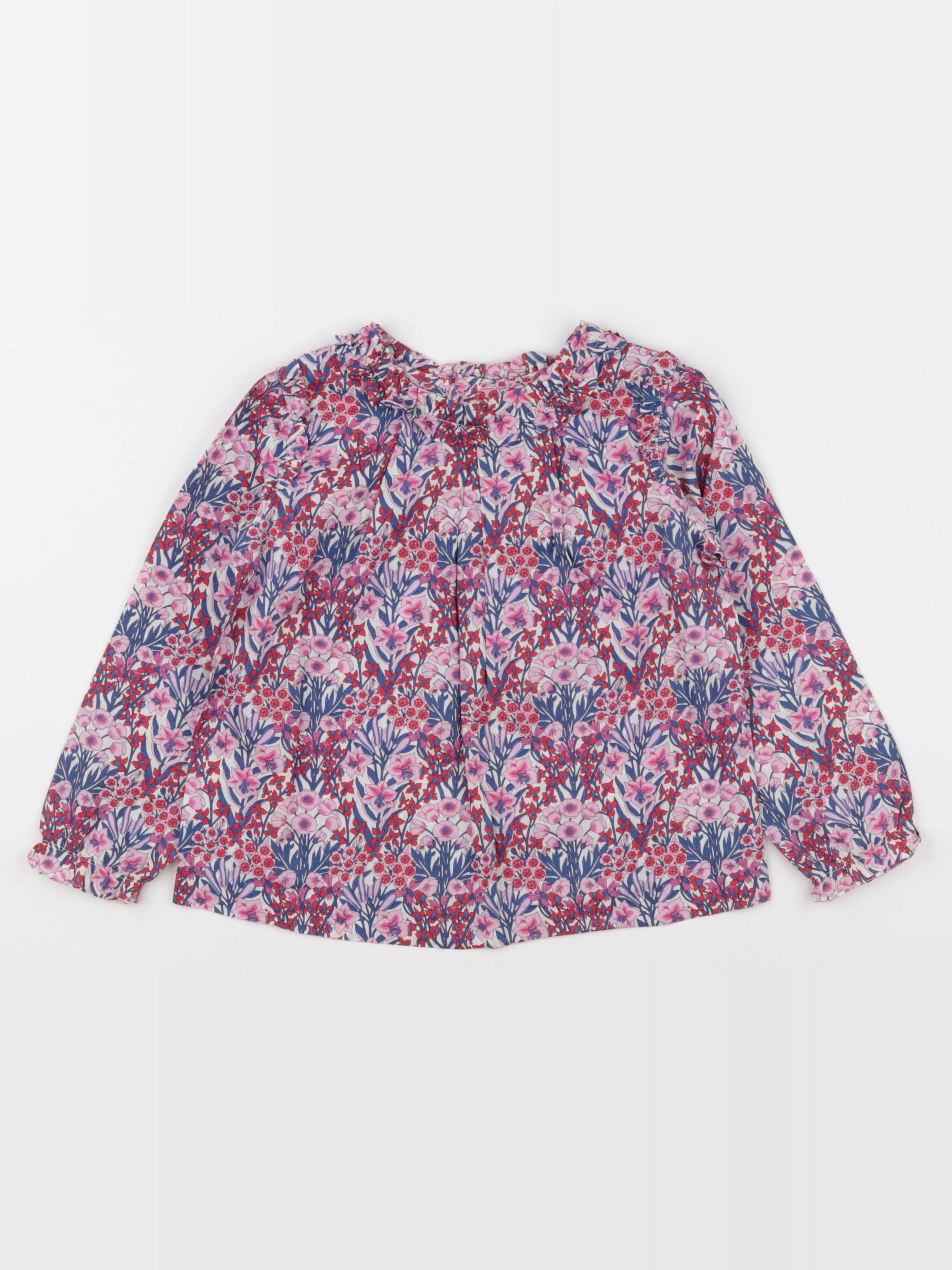 Jacadi - blouse liberty multicolore - 4 ans