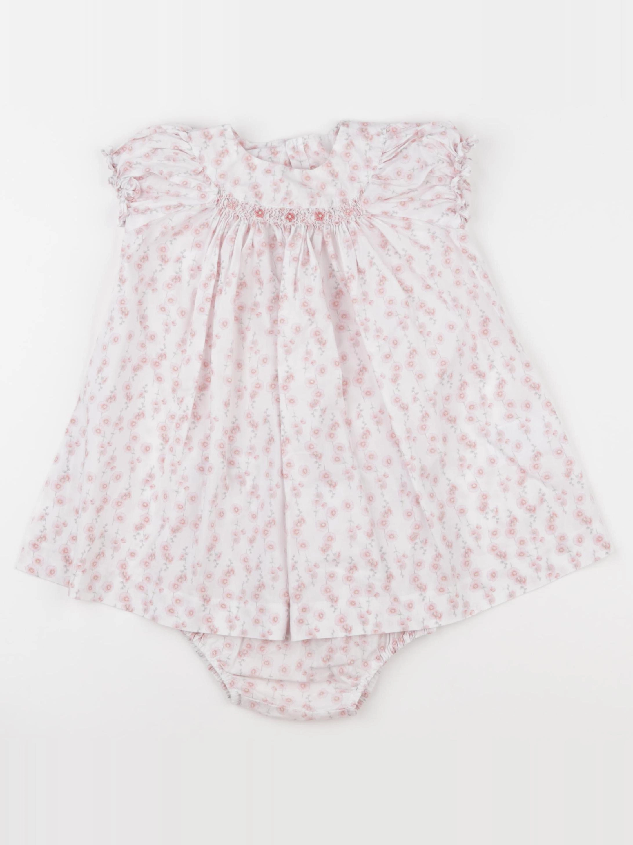 Jacadi - robe rose - 12 mois