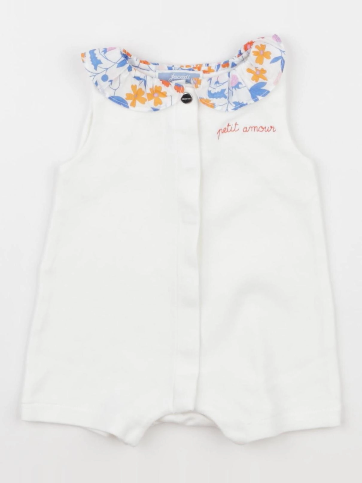 Jacadi - combinaison blanc - 3 mois