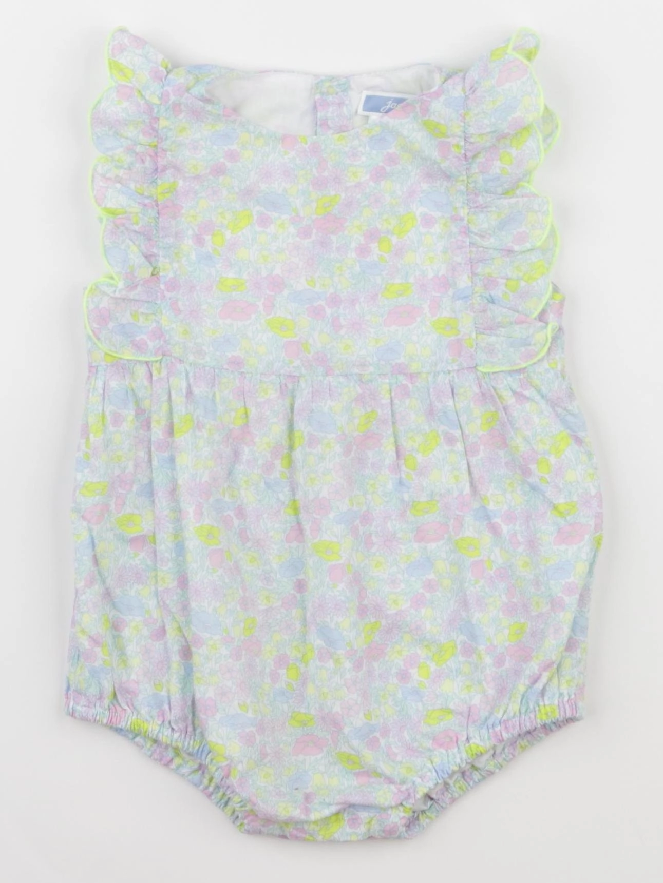 Jacadi - combinaison liberty multicolore - 12 mois