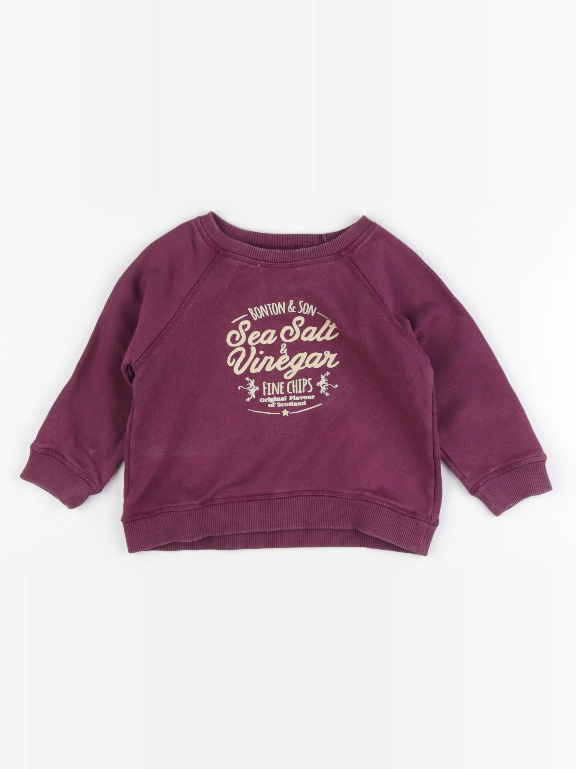 Bonton - sweat rouge - 4 ans
