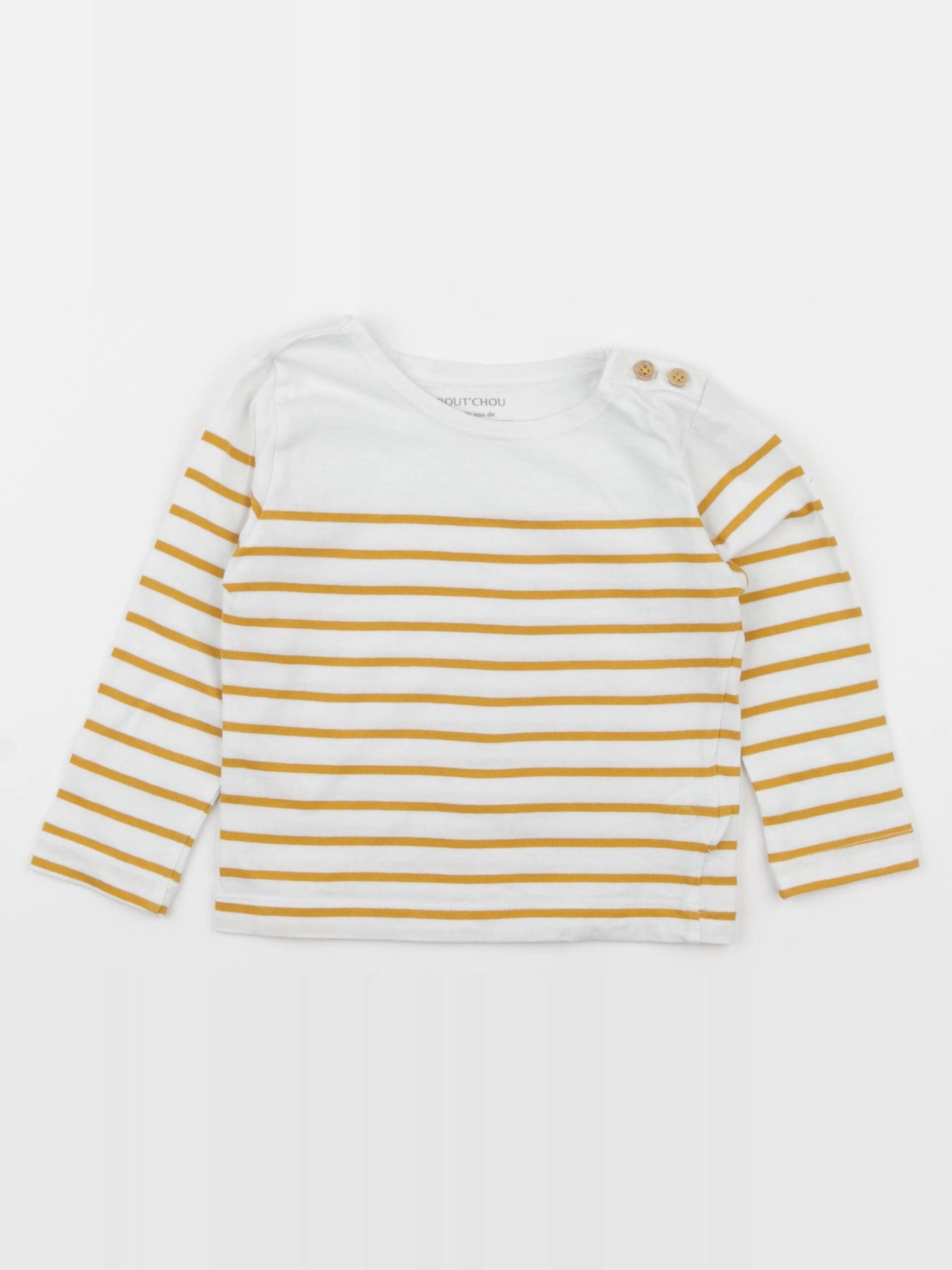 Boutchou - tee-shirt blanc - 18 mois