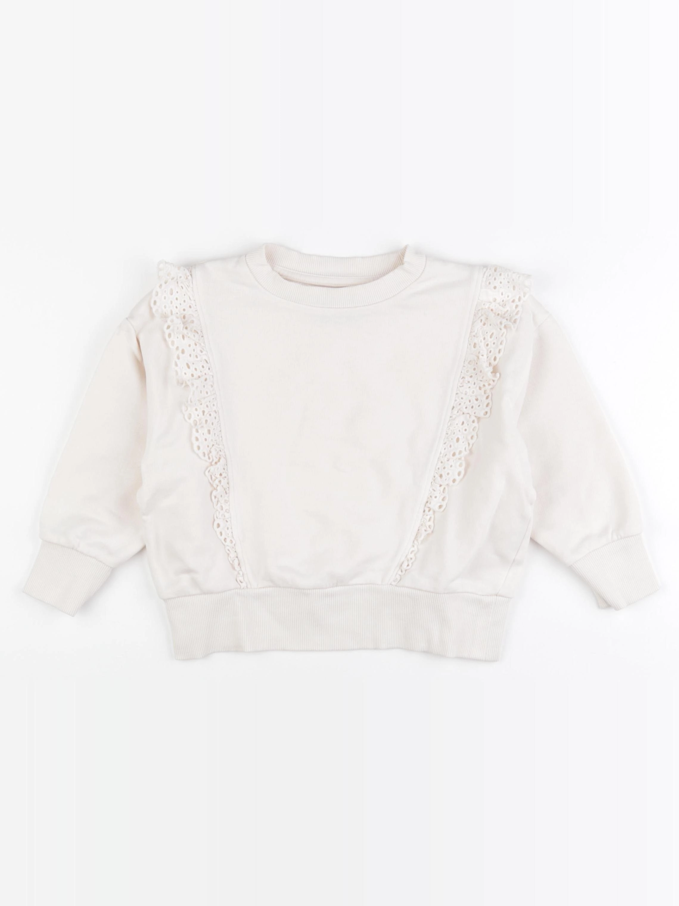 Monoprix - sweat beige - 3 ans