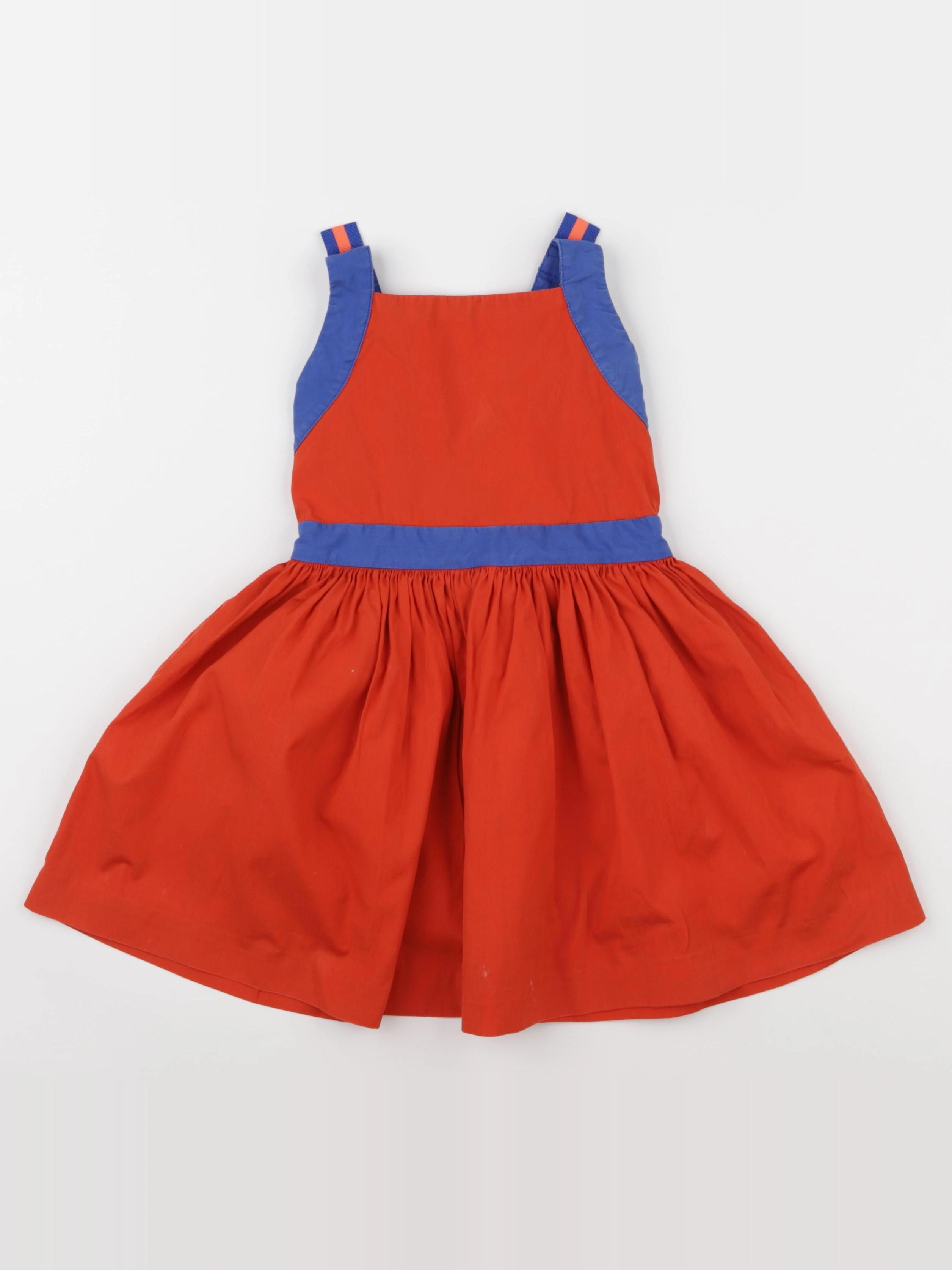 Jacadi - robe bleu, rouge - 3 ans