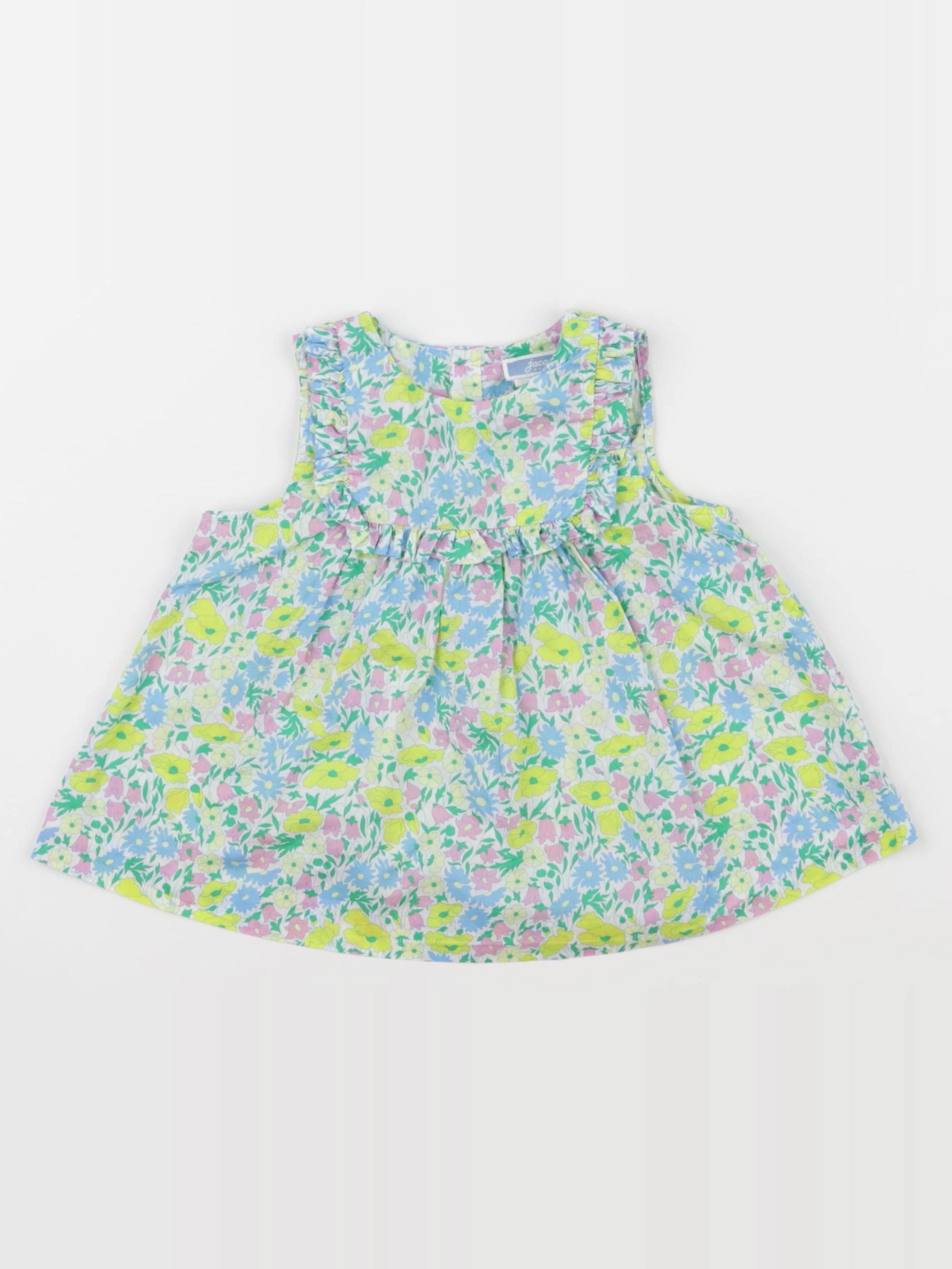 Jacadi - blouse liberty multicolore - 24 mois