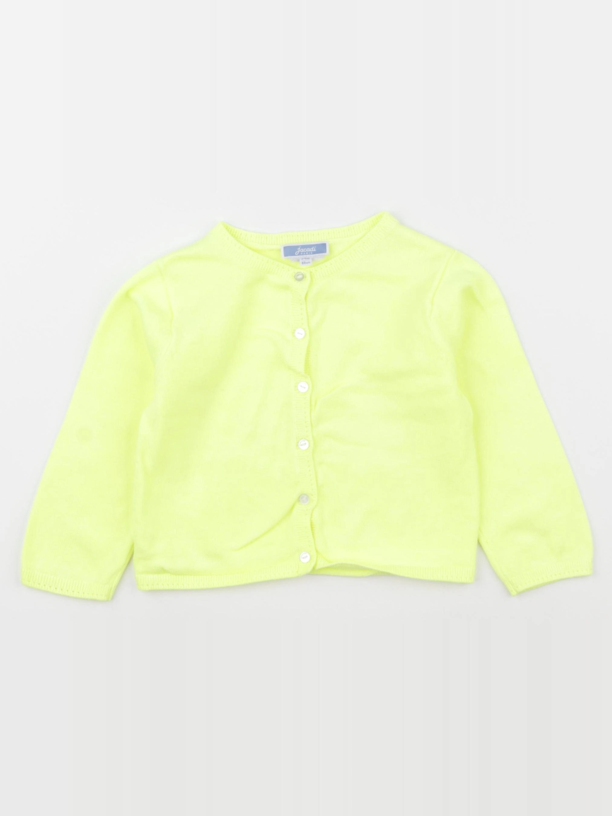 Jacadi - gilet jaune fluo - 24 mois