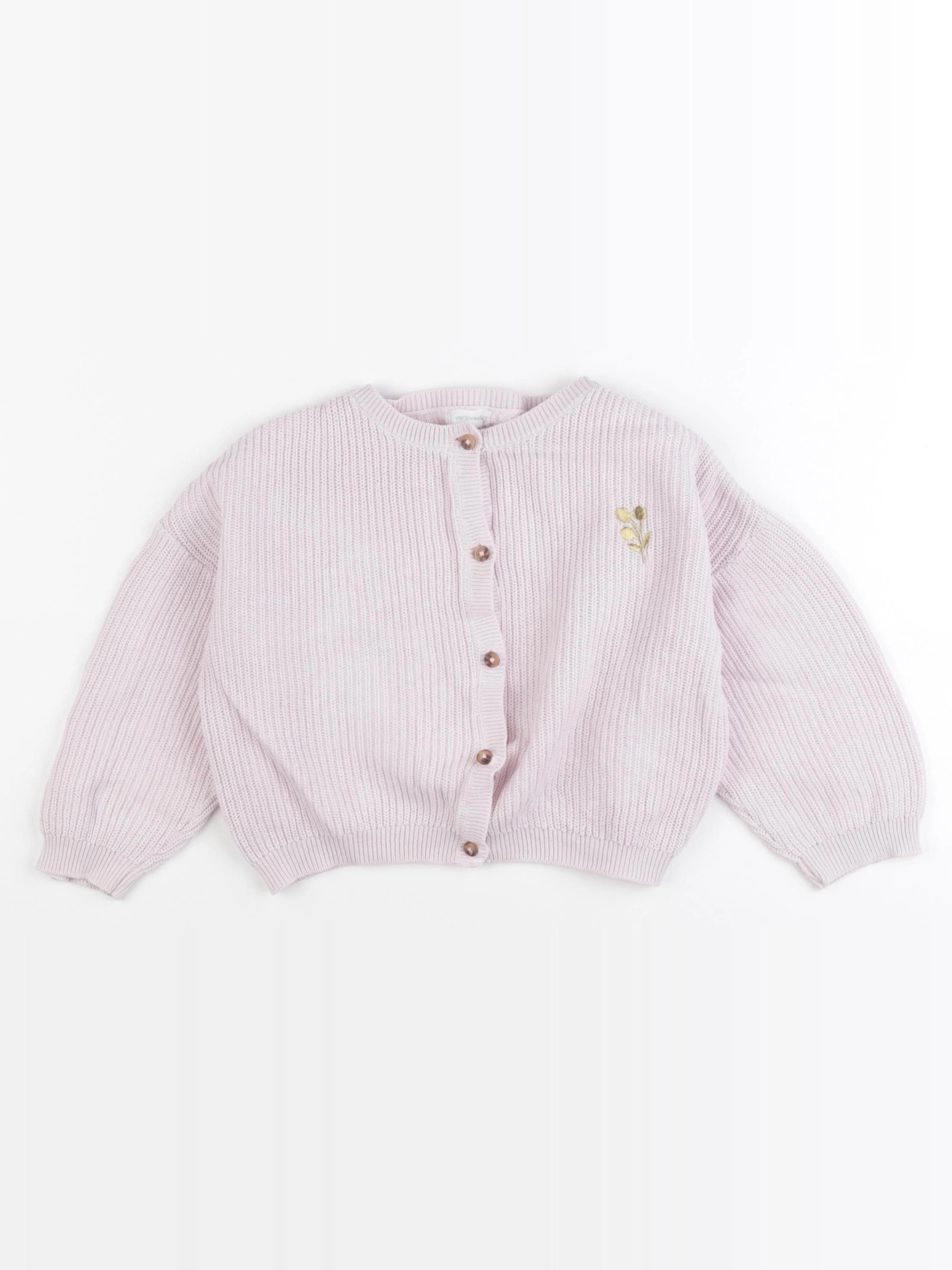 Vertbaudet - gilet rose - 36 mois