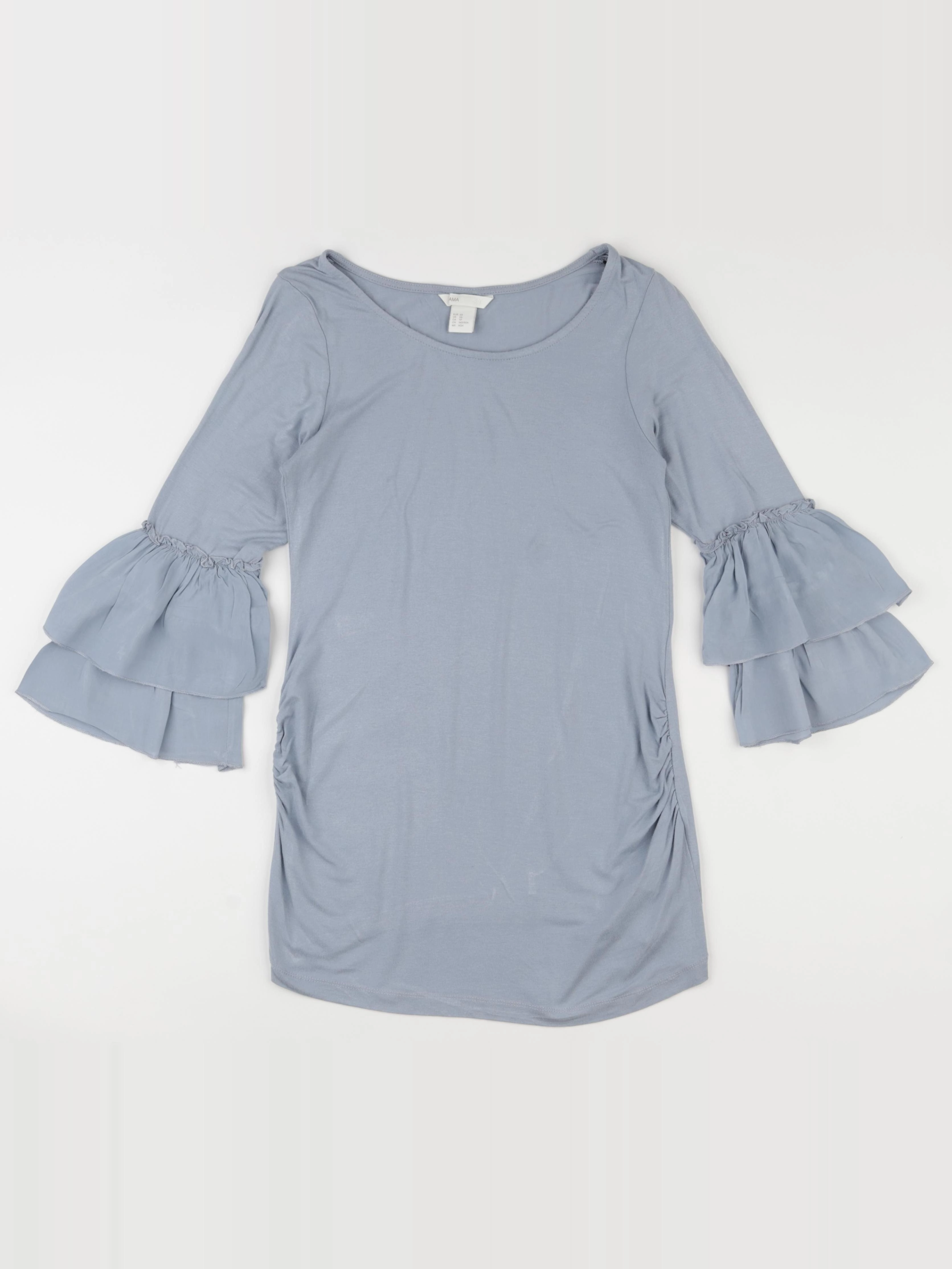 H&M - tee-shirt grossesse bleu - xs