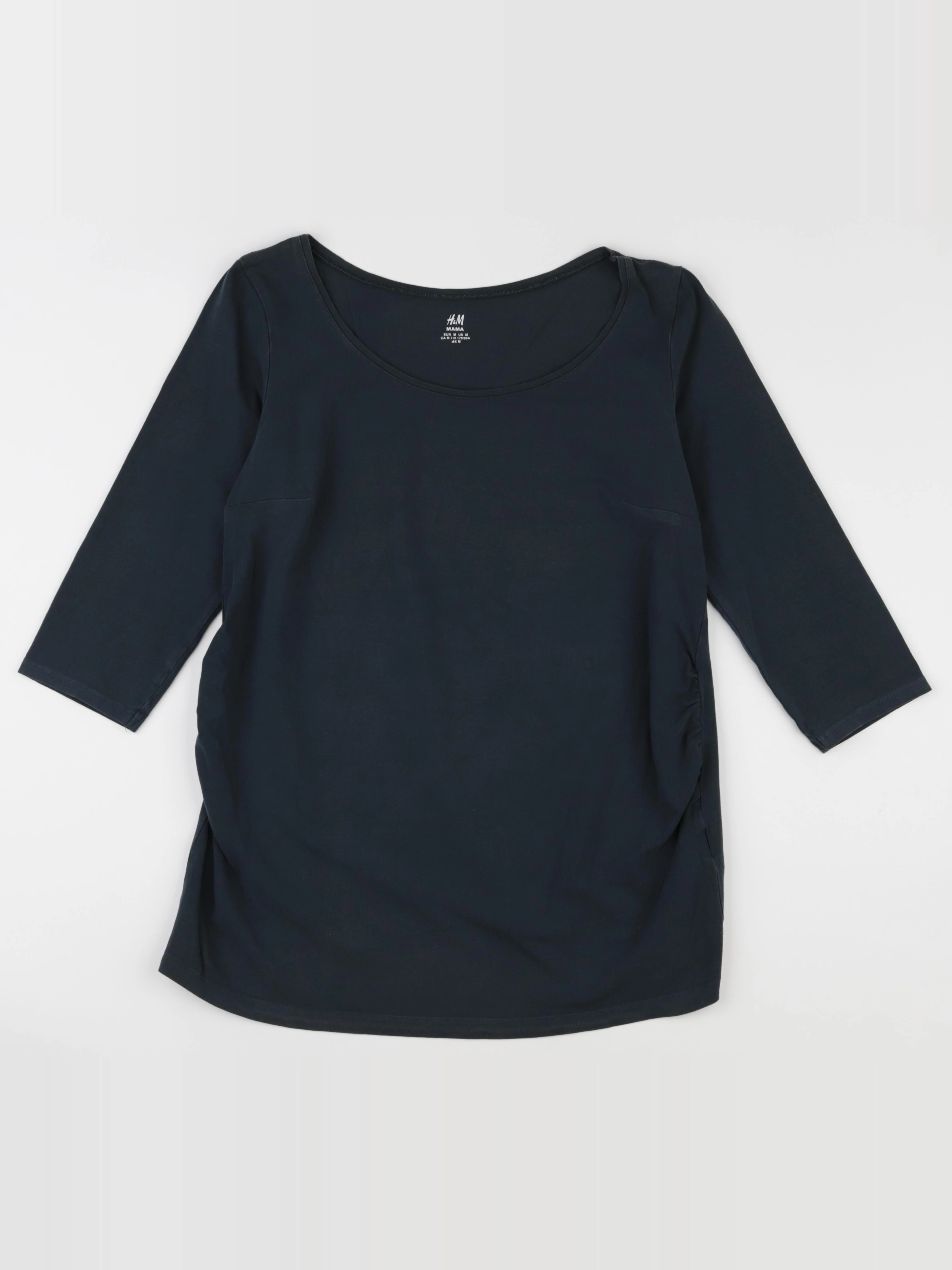 H&M - tee-shirt grossesse gris - m