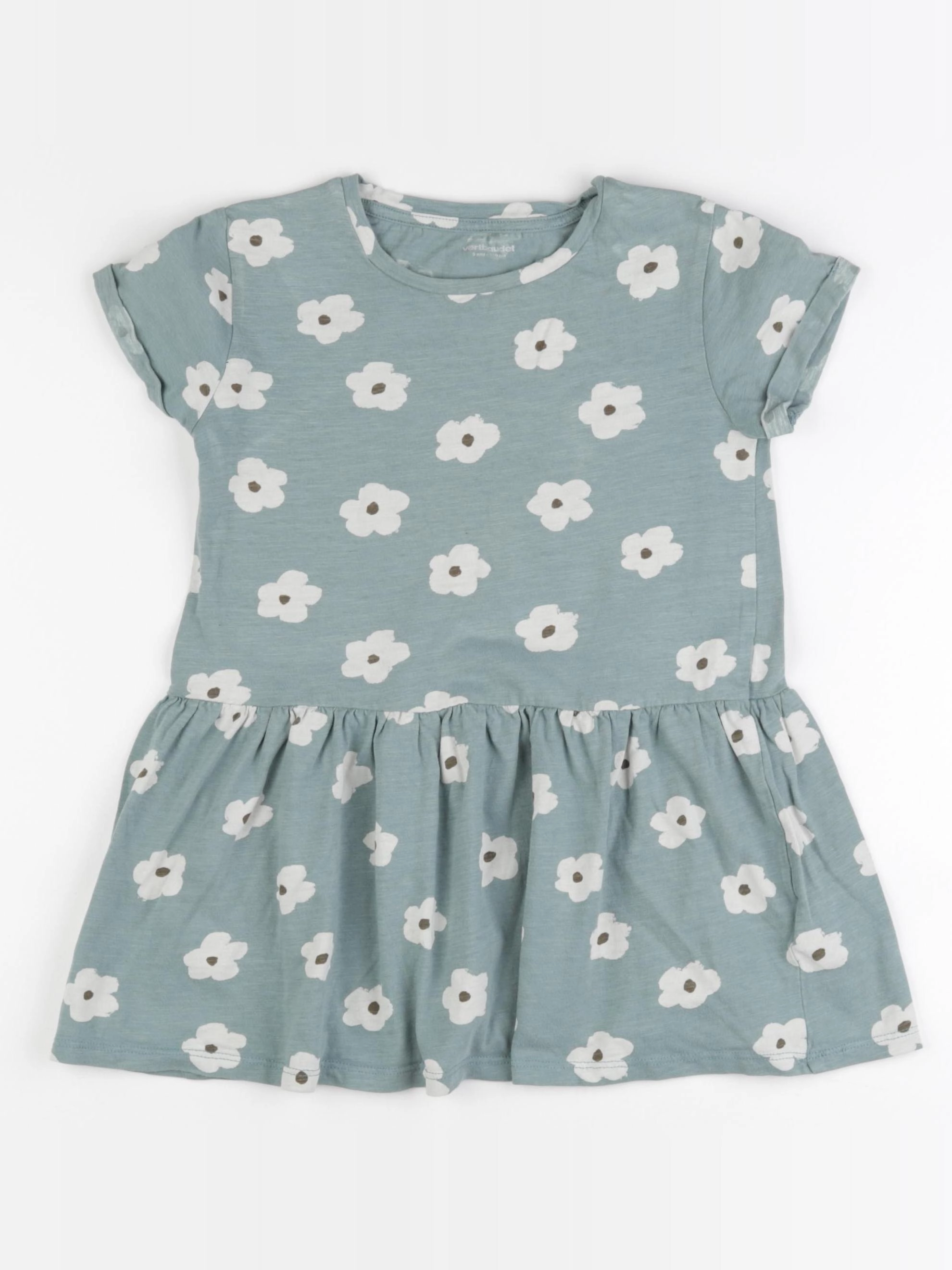 Vertbaudet - robe vert - 5 ans