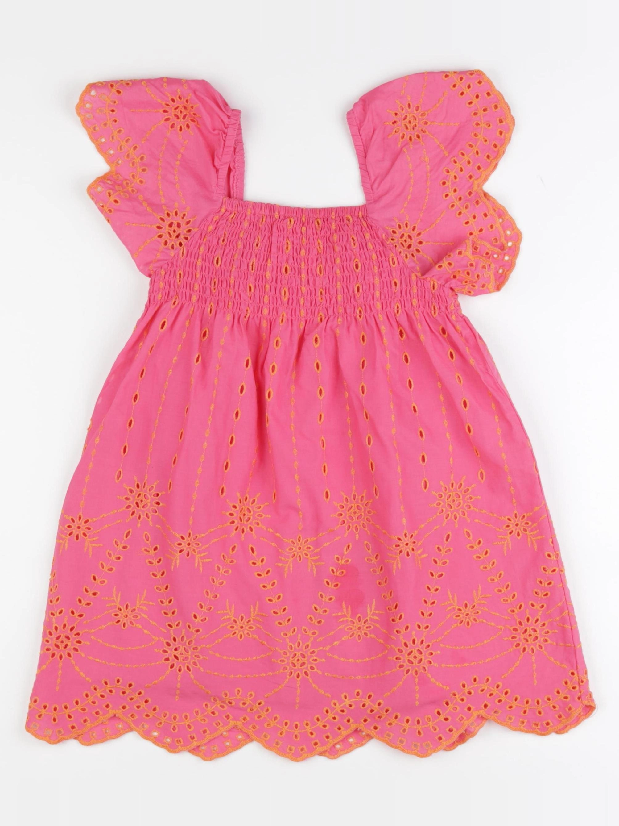 Zara - robe rose, orange - 5 ans