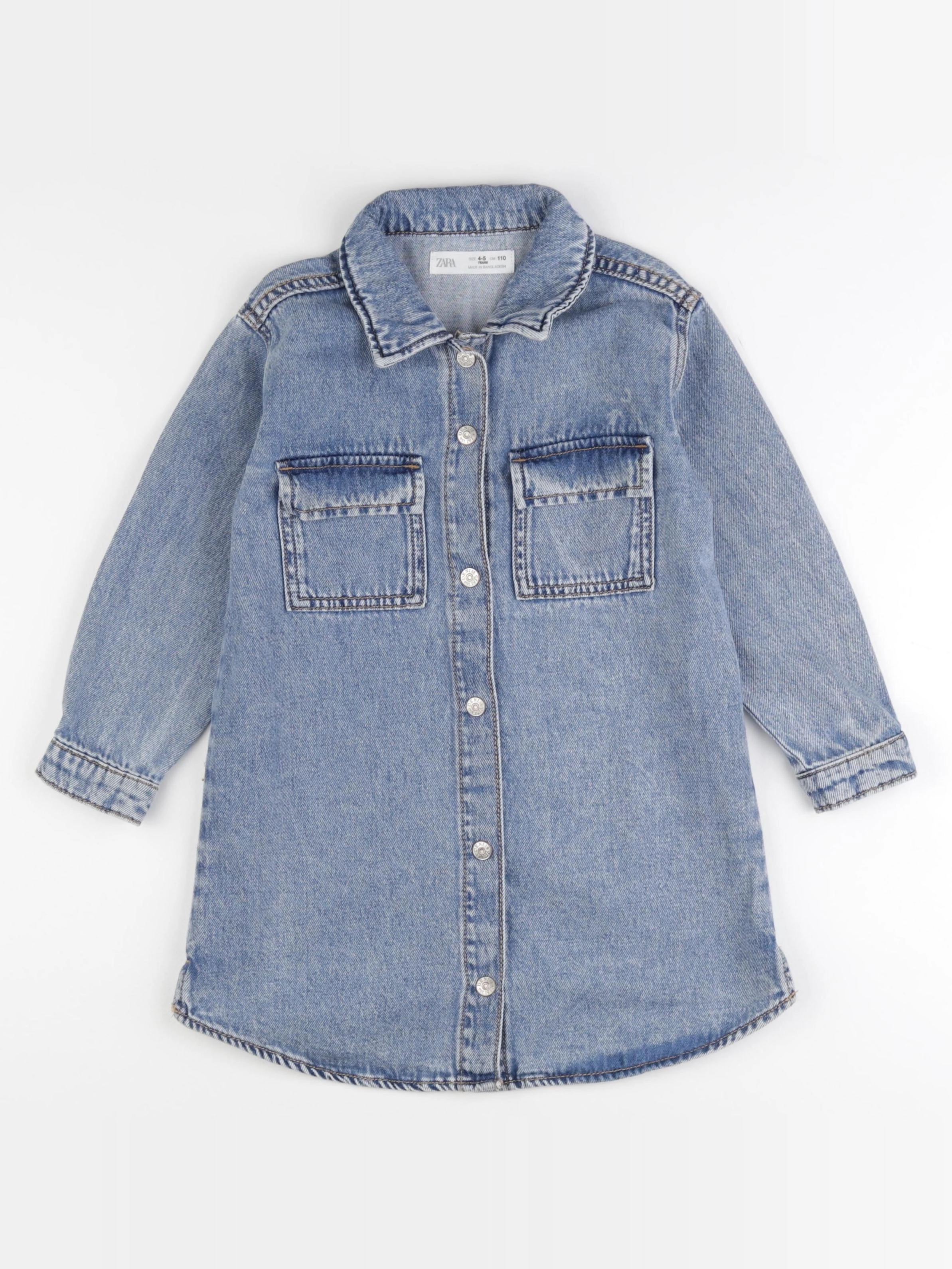 Zara - robe bleu - 4/5 ans