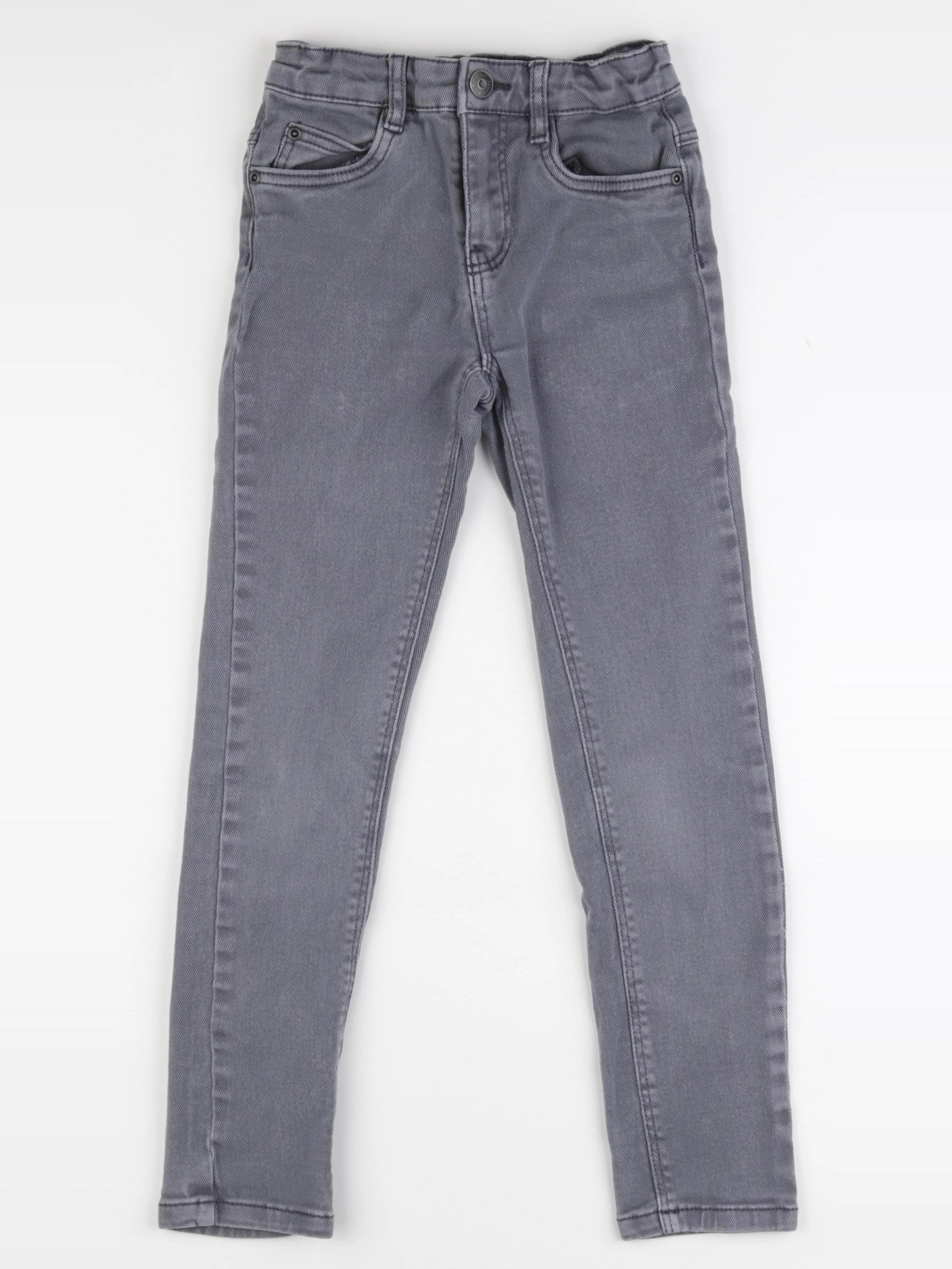 Vertbaudet - jean gris - 8 ans
