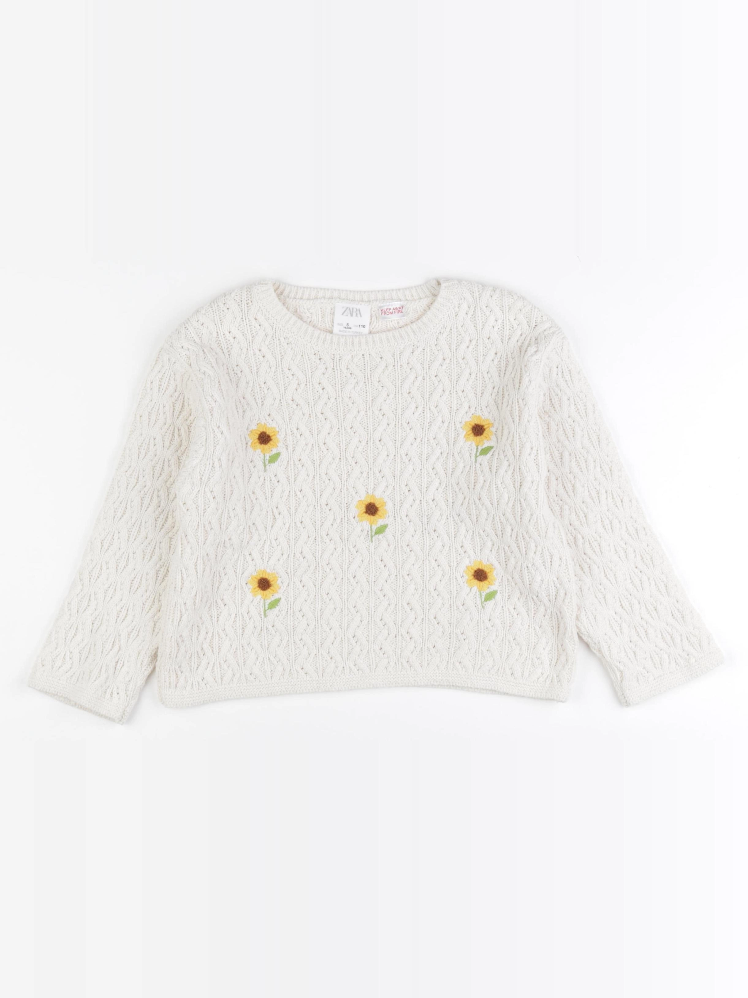 Zara - pull beige - 5 ans