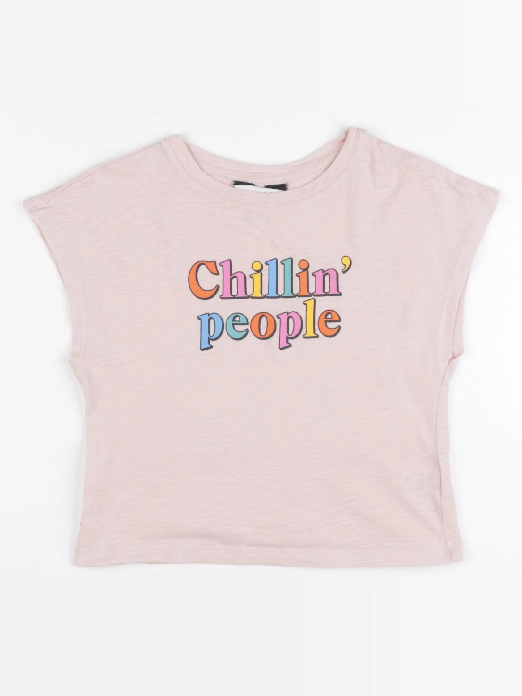 Hundred Pieces - tee-shirt rose - 4 ans