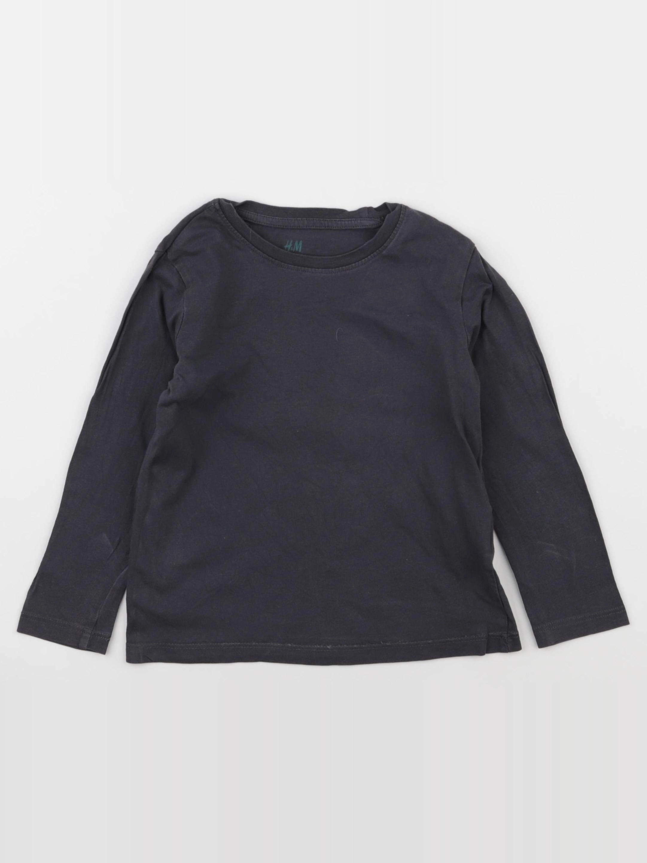 H&M - tee-shirt gris - 2/4 ans