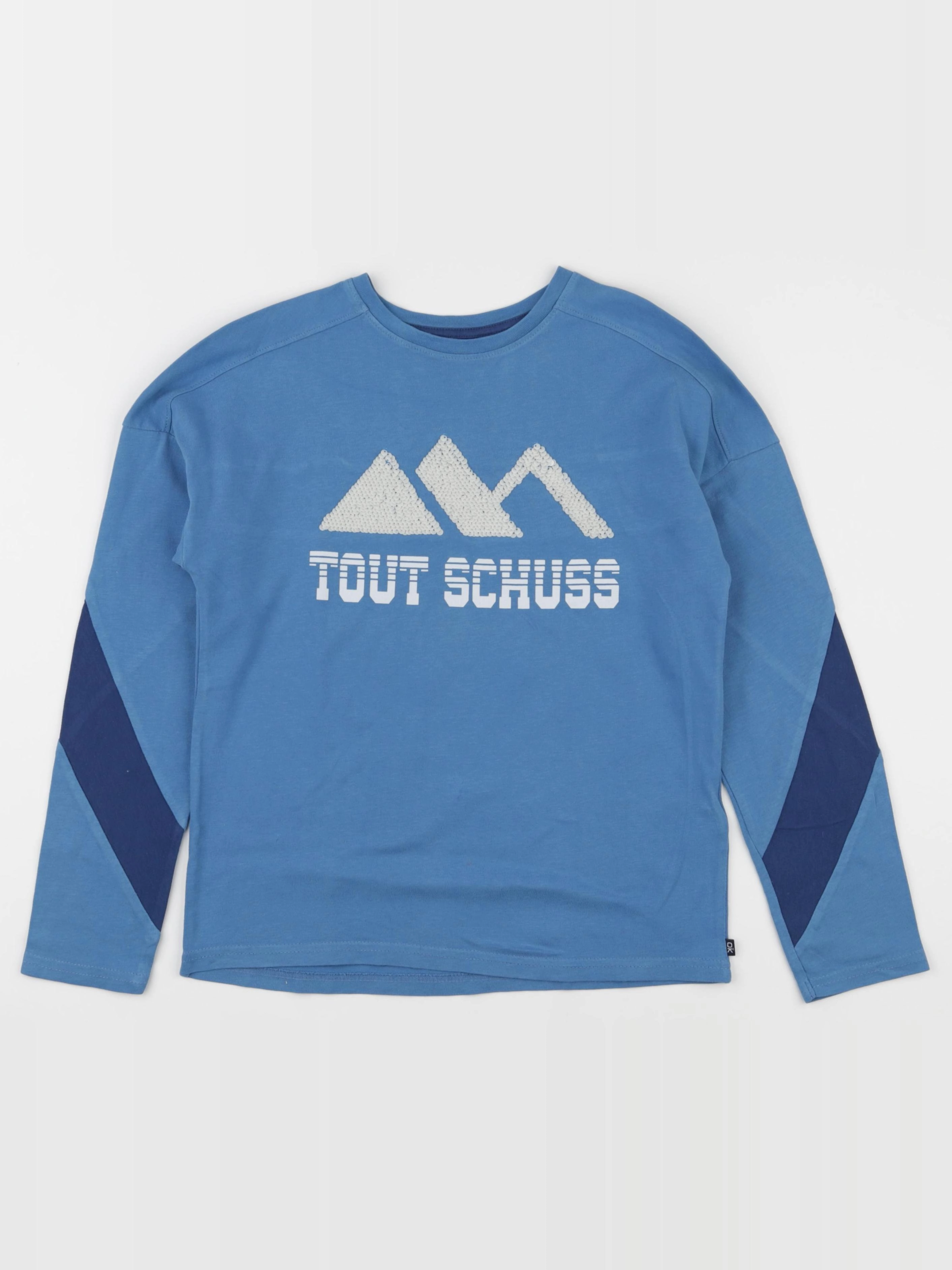 Okaidi - tee-shirt bleu - 10 ans