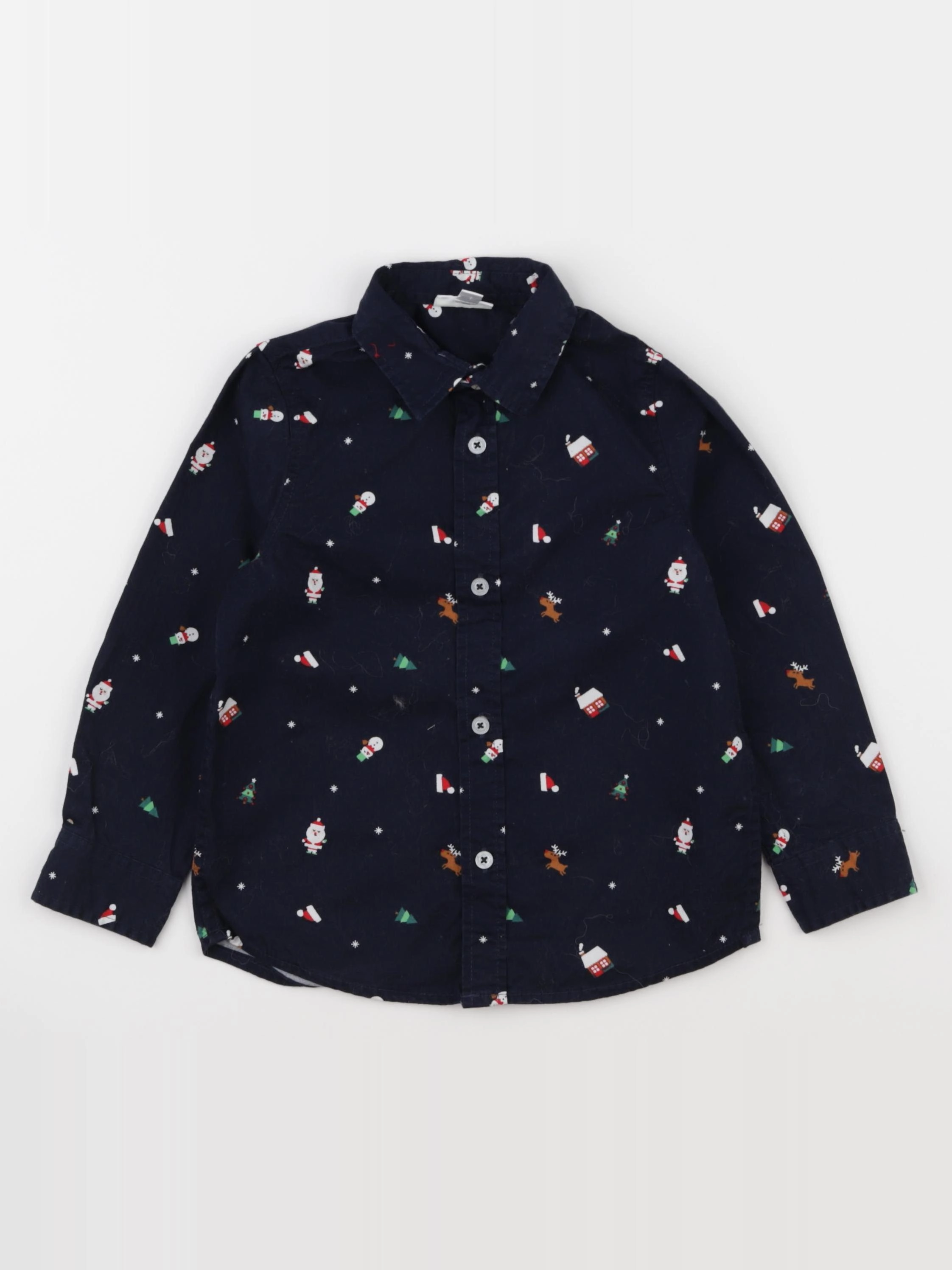 Vertbaudet - chemise bleu - 4 ans