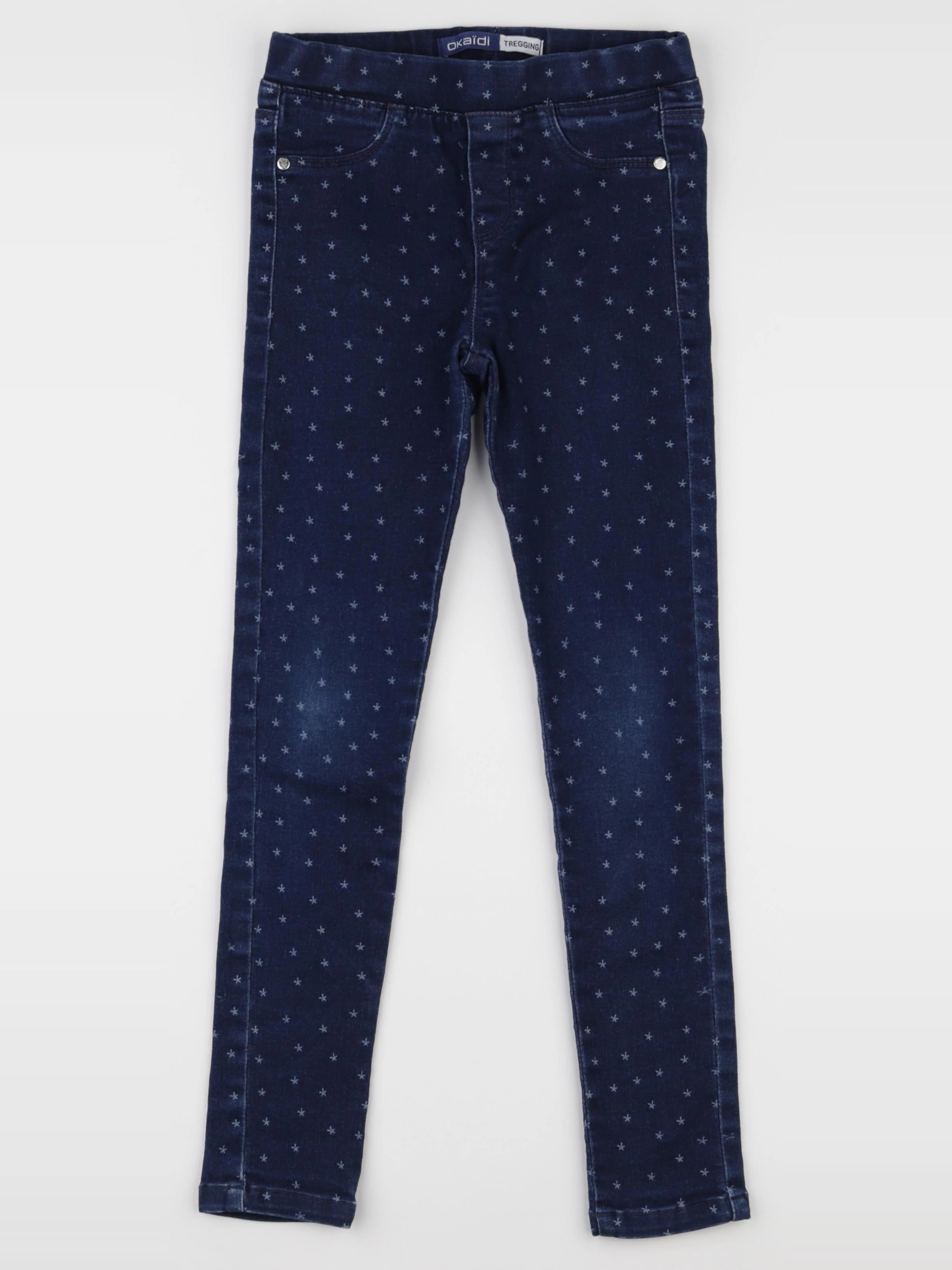 Okaidi - jegging bleu - 8 ans