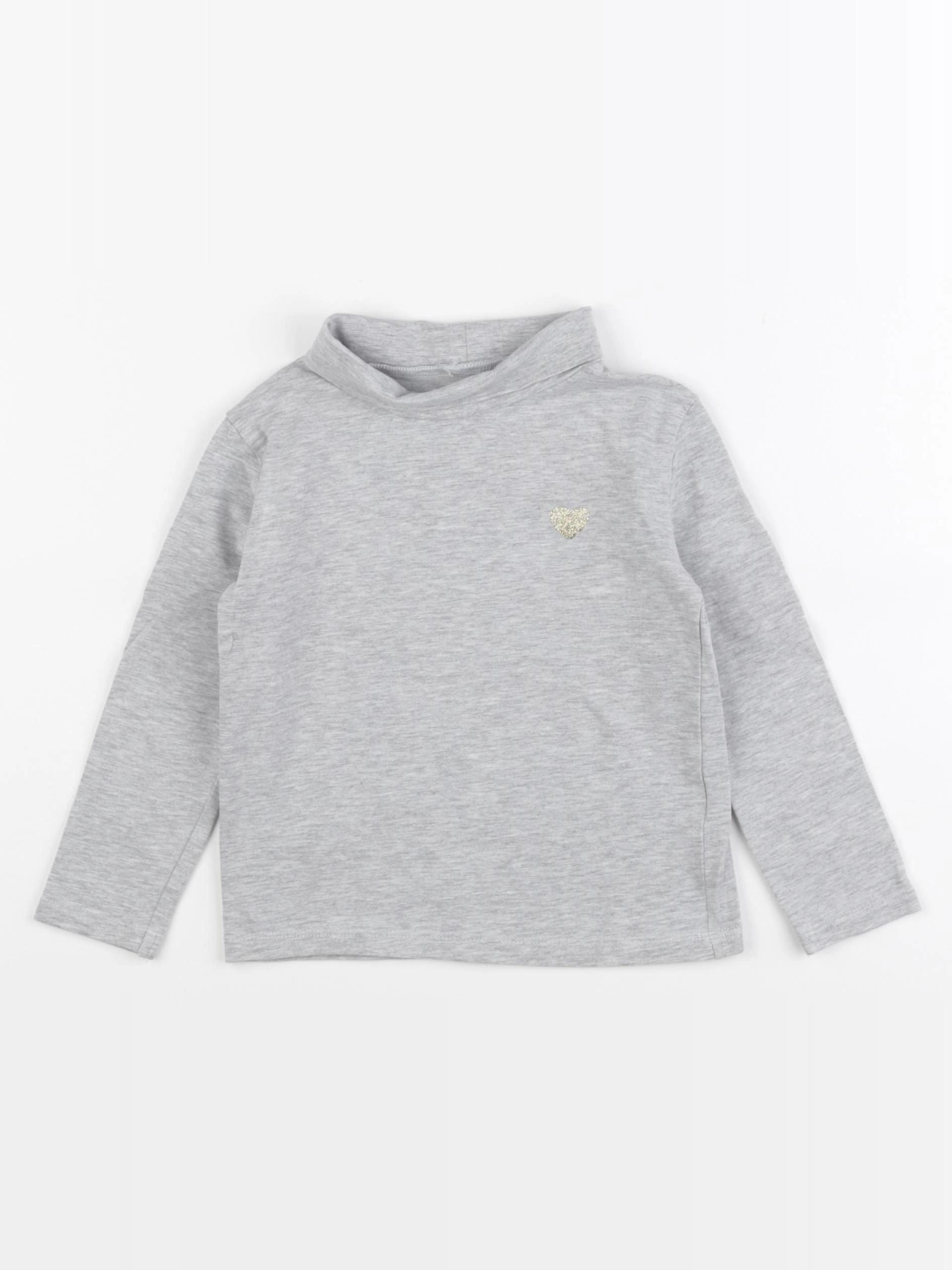 Vertbaudet - sous-pull gris - 3 ans