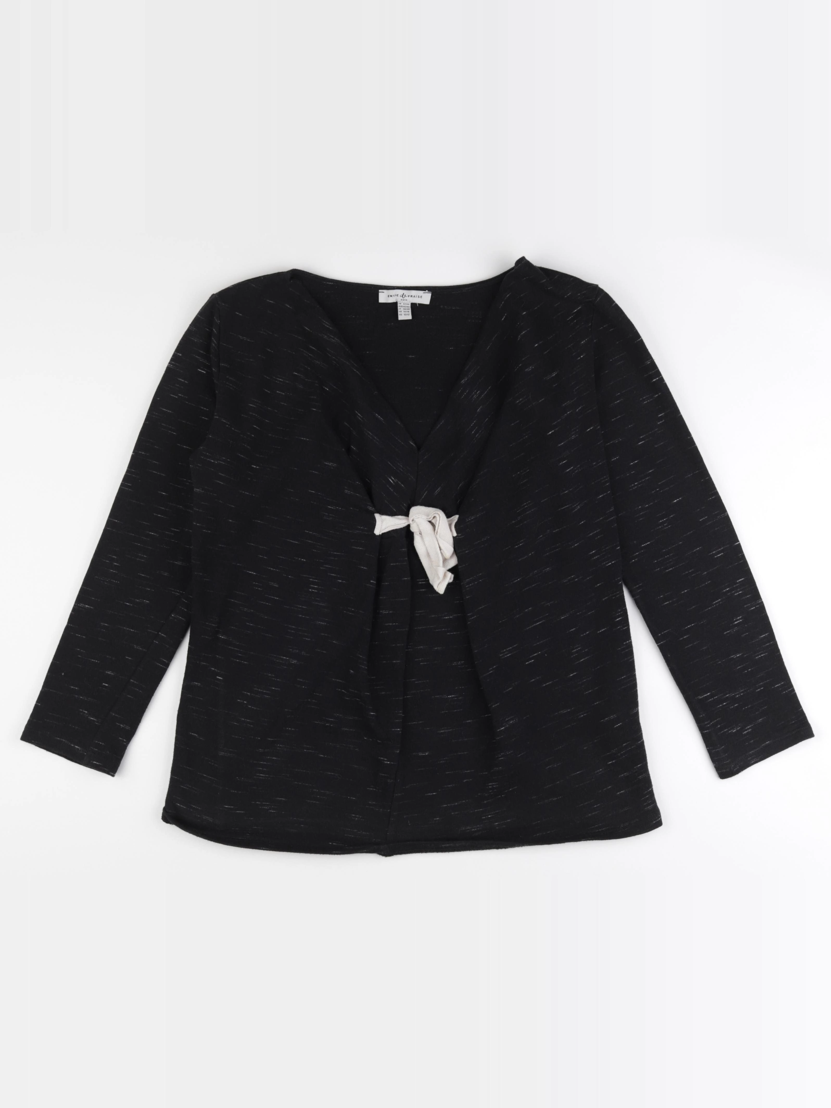 Envie de fraise - tee-shirt grossesse noir, blanc - 42 à 44