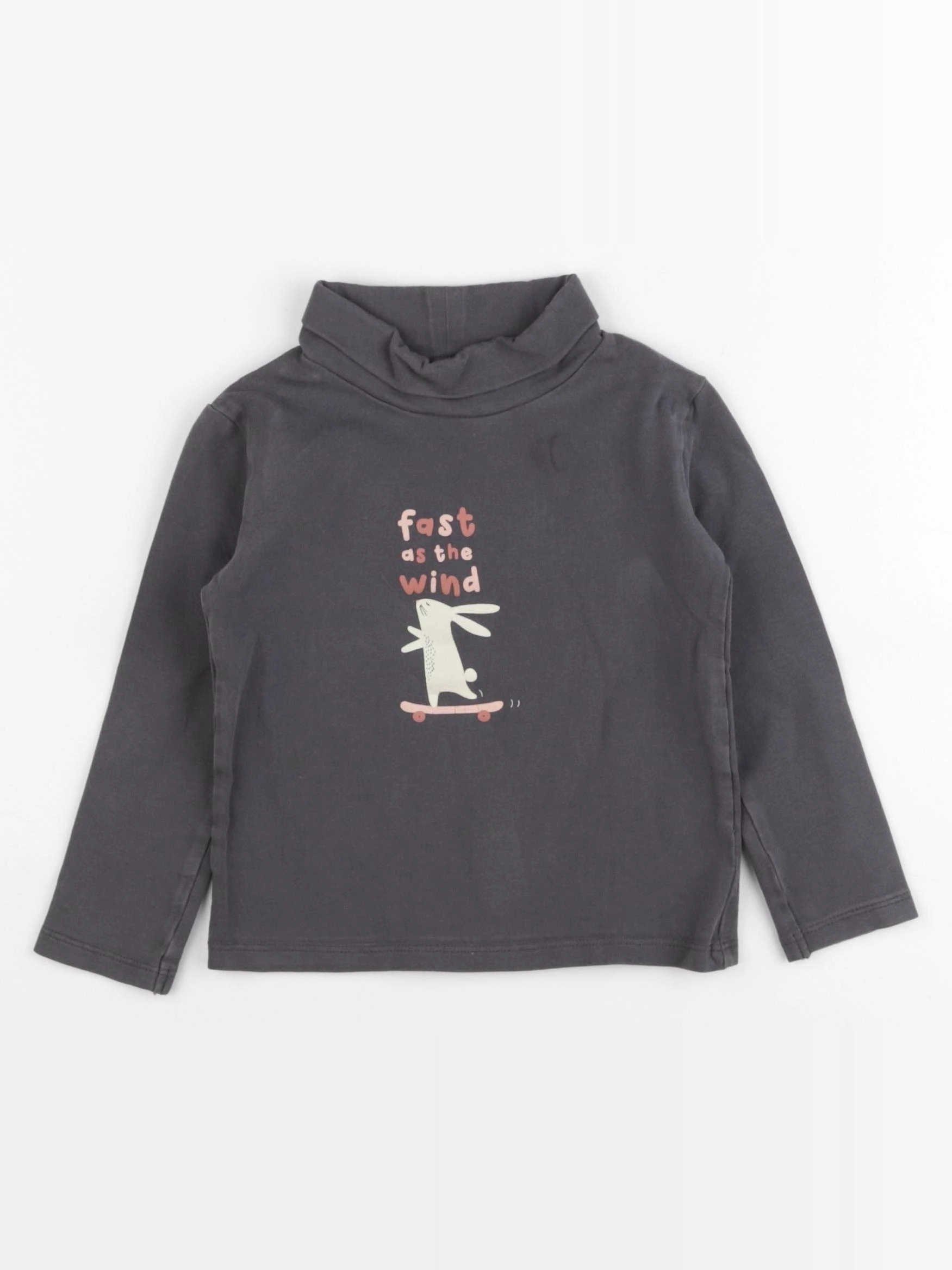 Vertbaudet - sous-pull gris - 3 ans