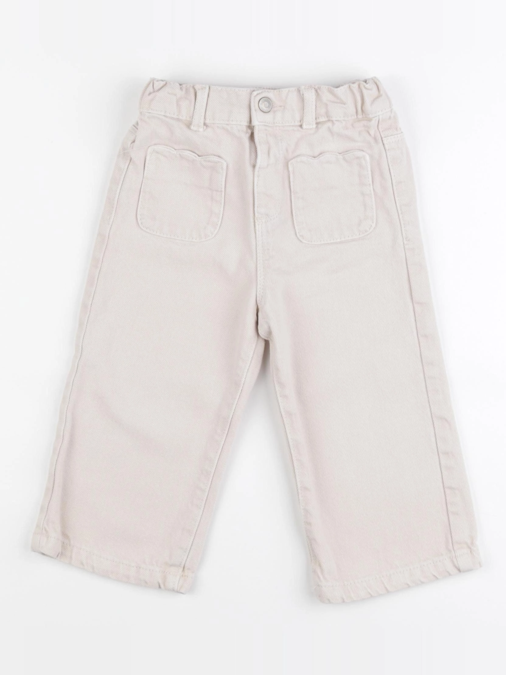 Vertbaudet - jean beige - 24 mois