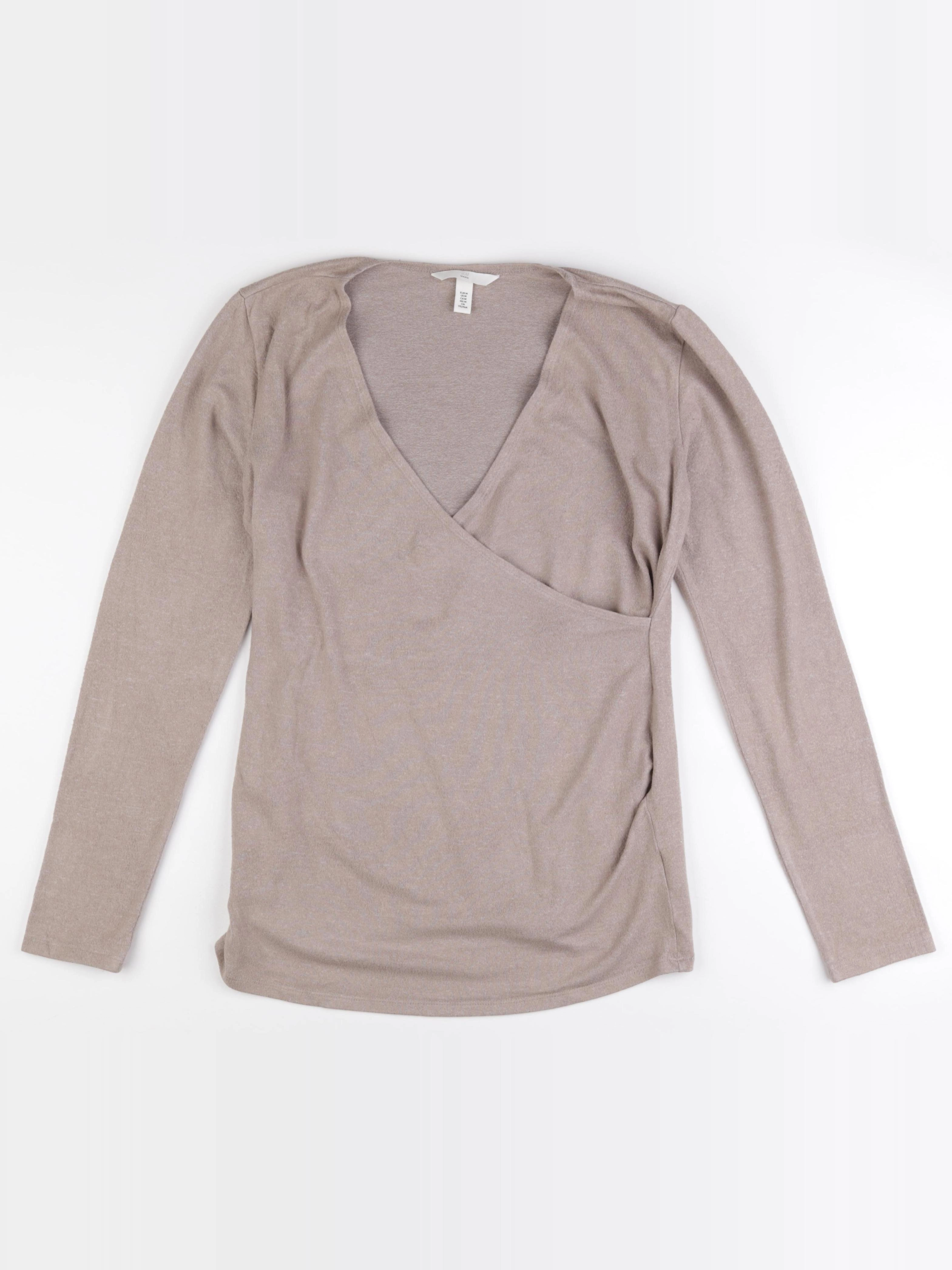 H&M - pull grossesse beige - m