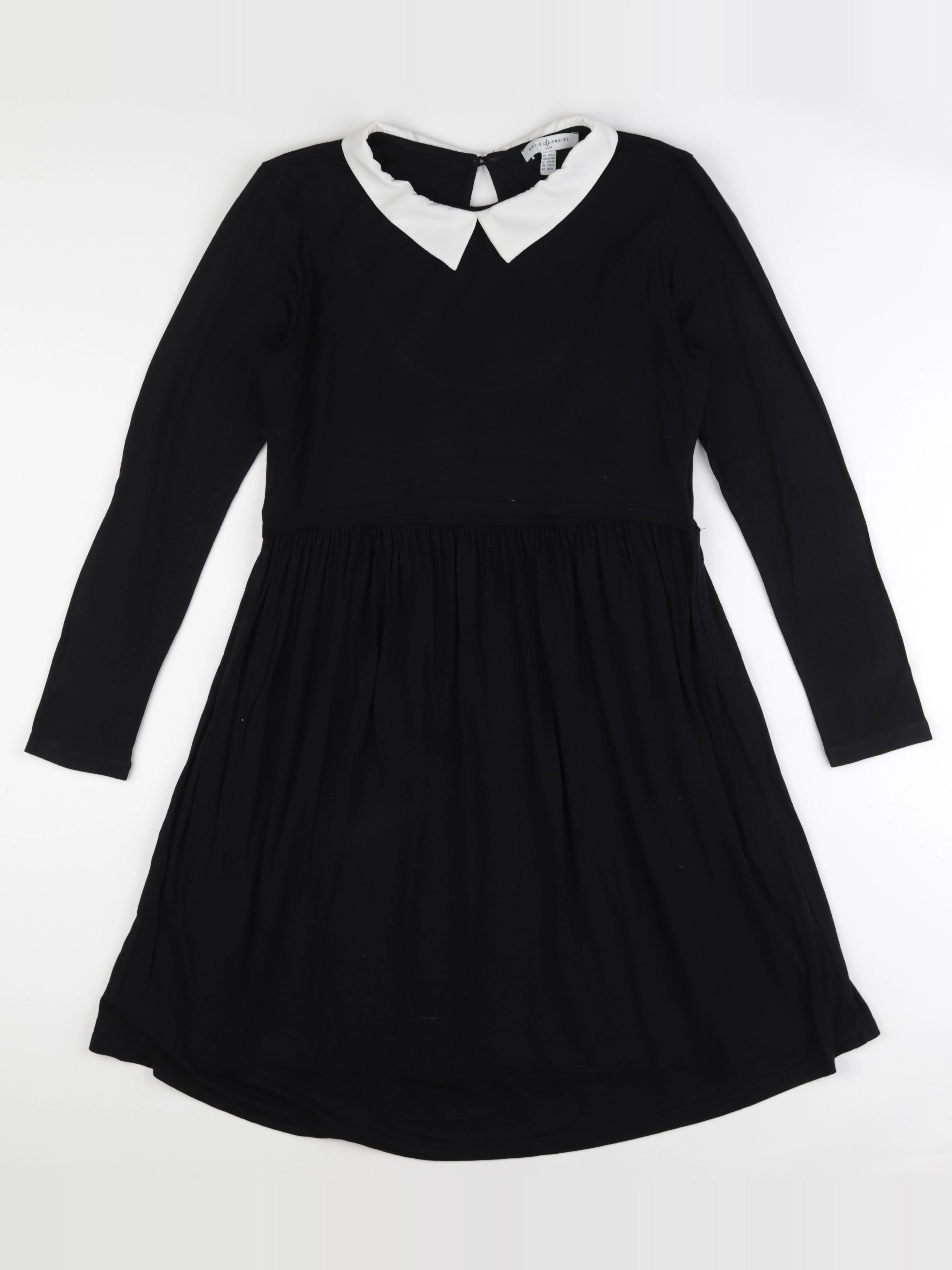 Envie de fraise - robe grossesse noir, blanc - 40 à 42