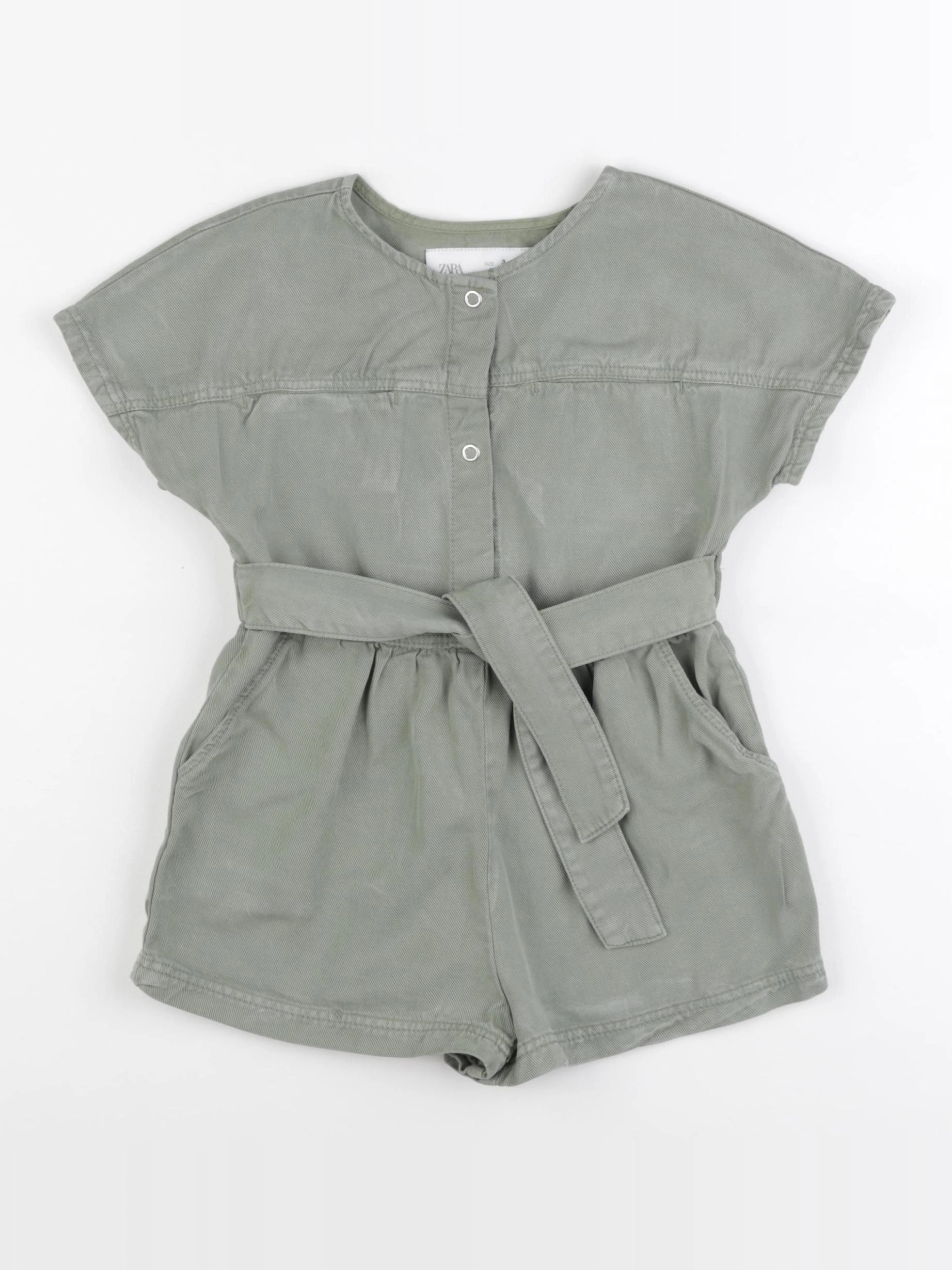 Zara - combinaison vert - 3 ans