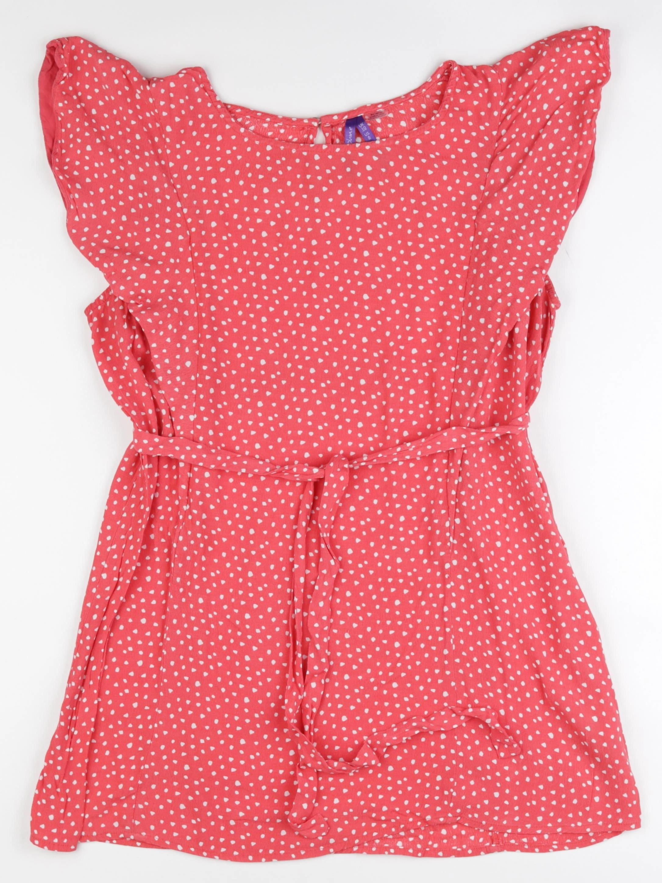 Seraphine - robe grossesse orange, blanc - 40