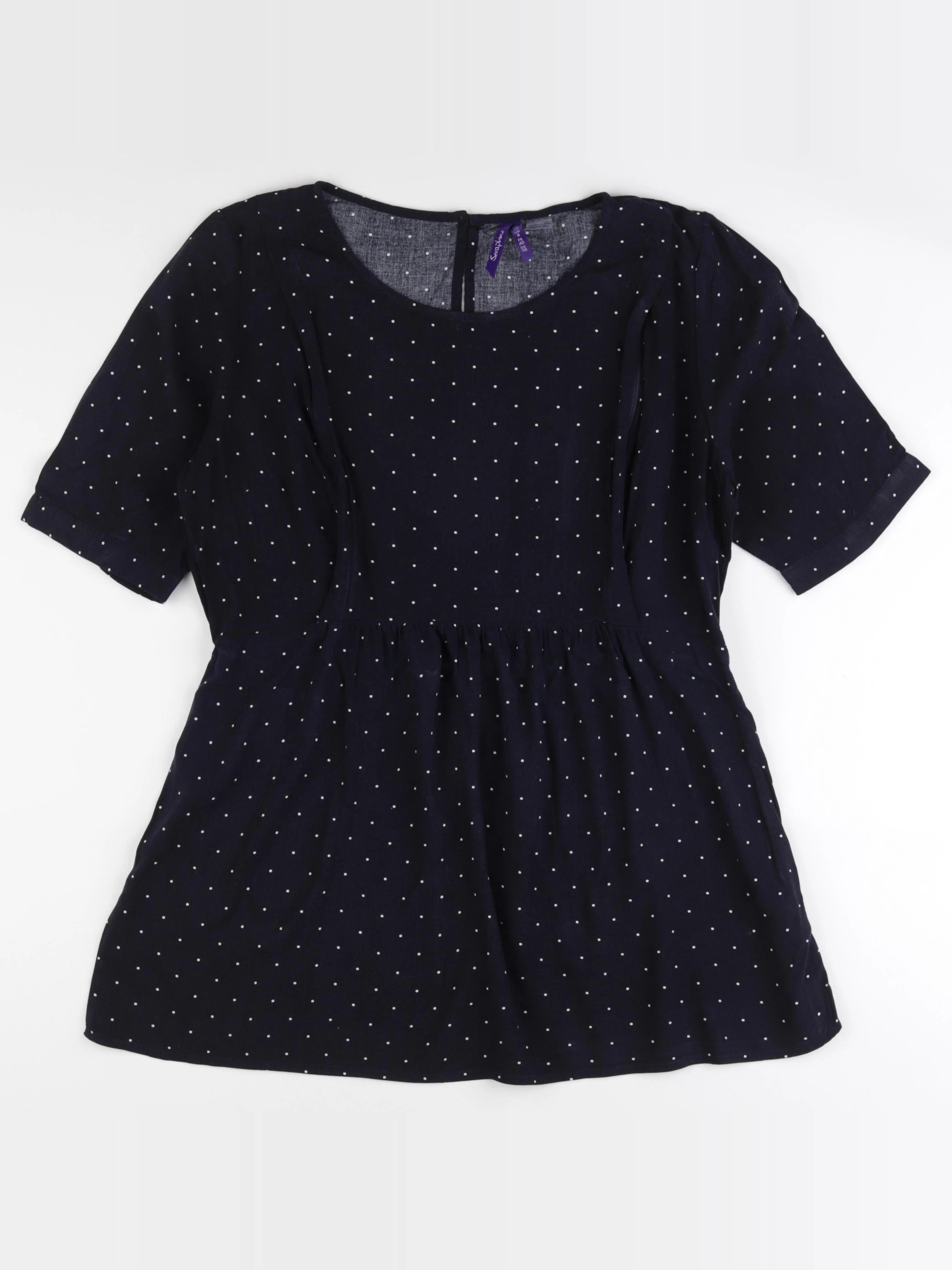 Seraphine - blouse grossesse bleu, blanc - 40