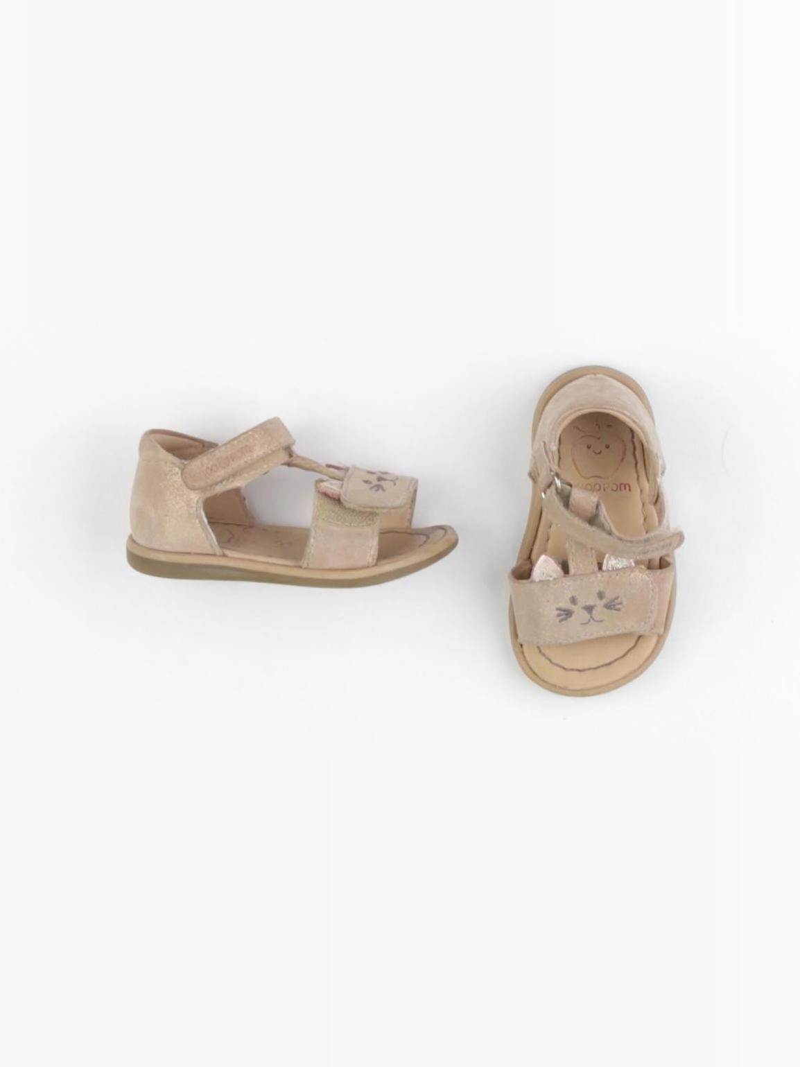 Shoo Pom - sandales beige, or - pointure 19
