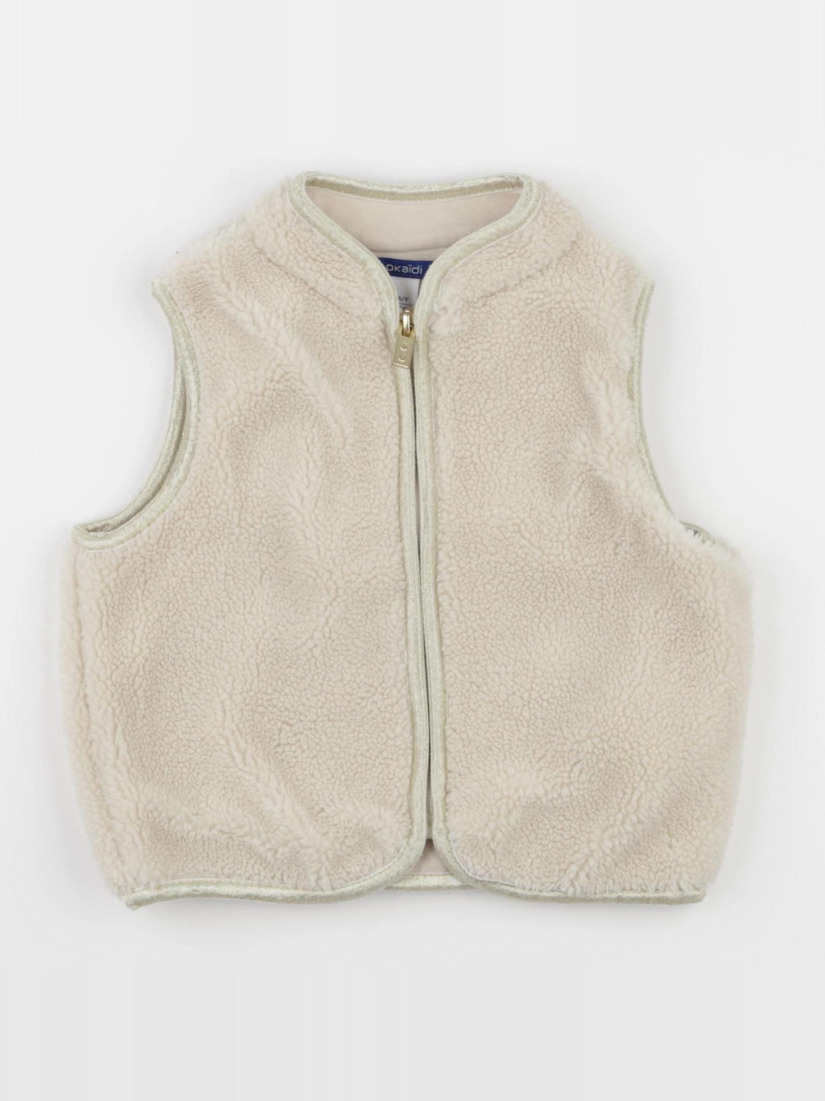Okaidi - gilet beige - 3 ans