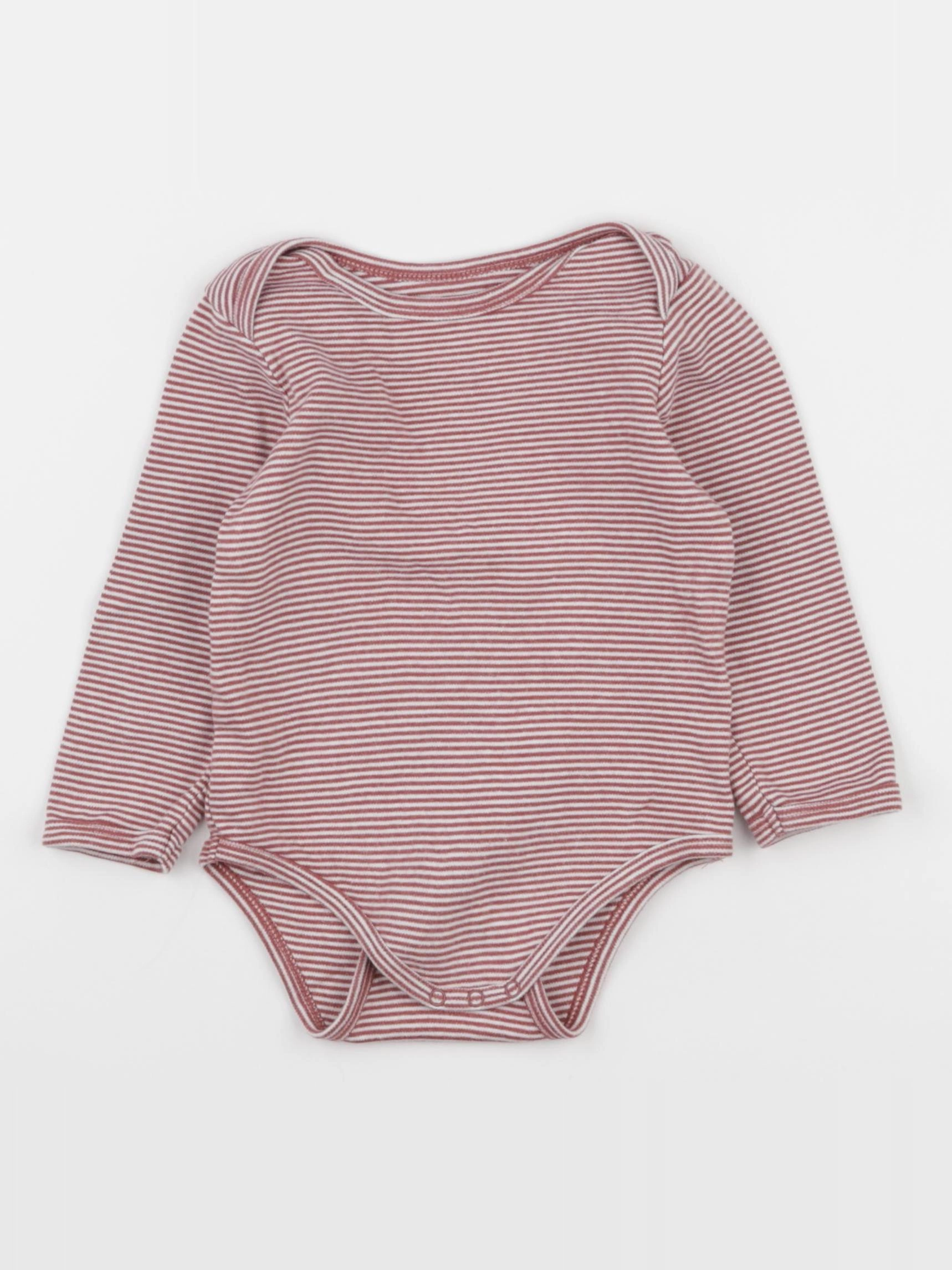 Vertbaudet - body rouge - 24 mois